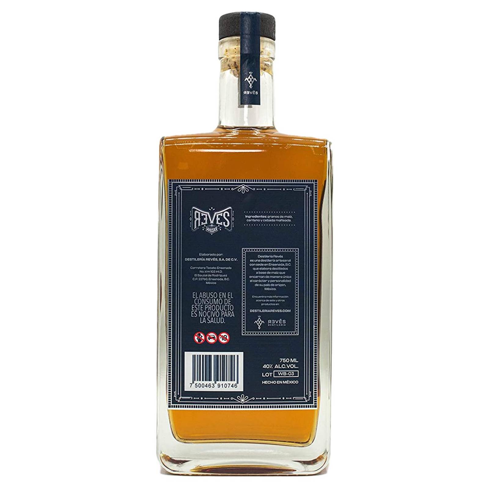 Whisky Reves Etiqueta Azul 750 ml 
