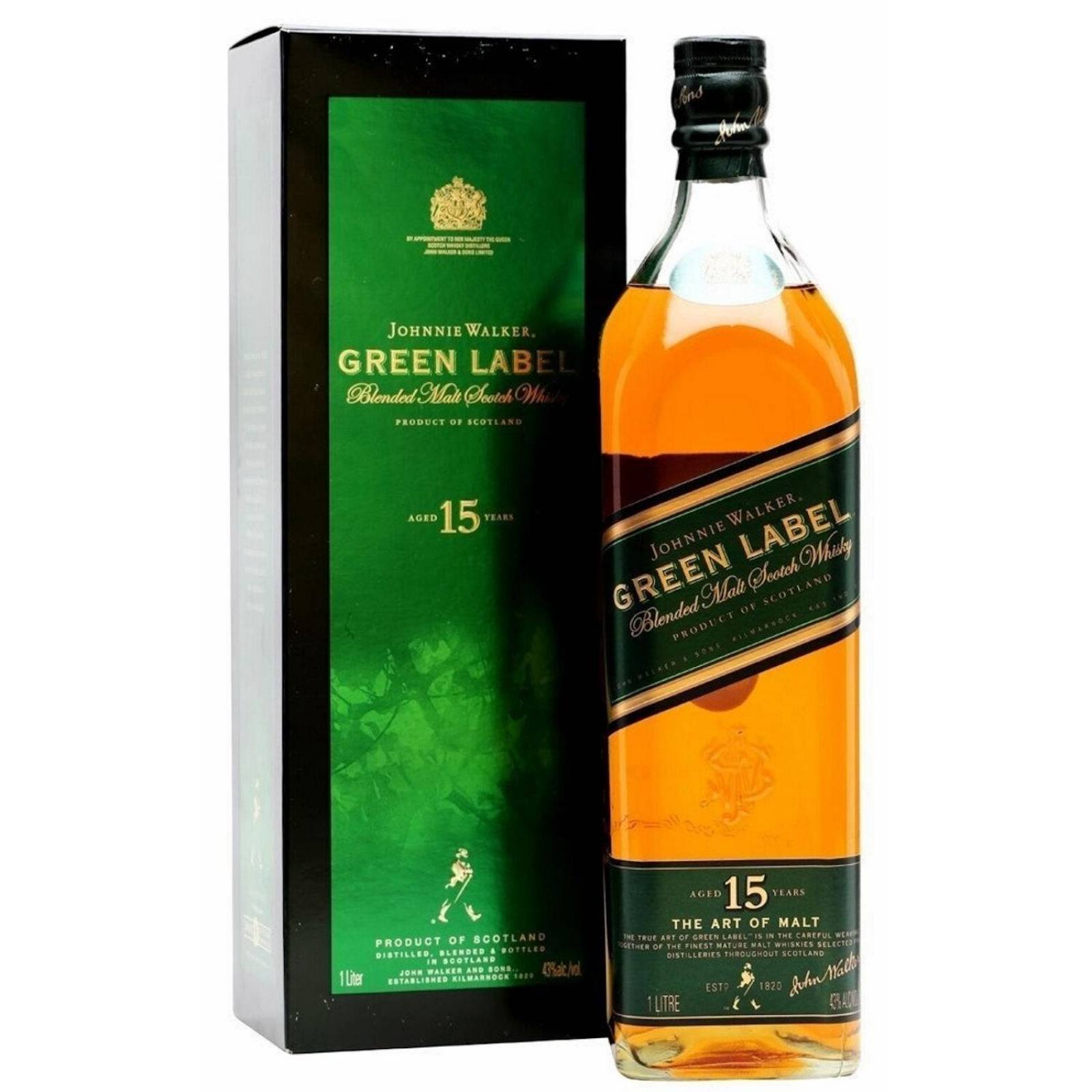 Whisky Johnnie Walker Green Label 1 L 