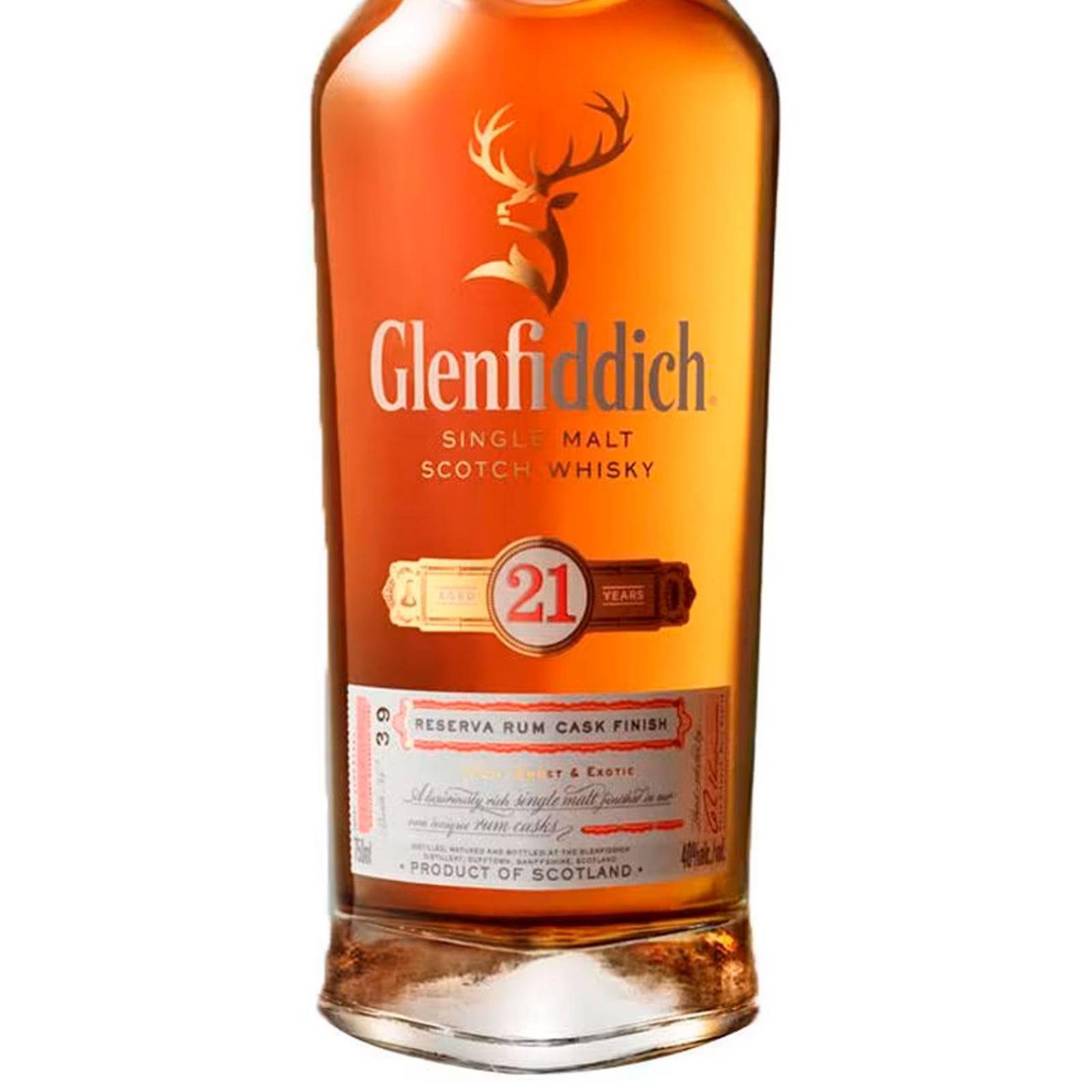 Whisky Glenfiddich Single Malt 21 Años 750 ml 