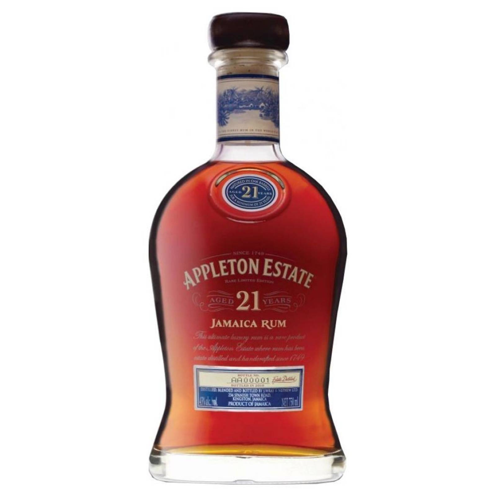 Ron Appleton Estate Jamaica Rum 21 Años 750 ml 