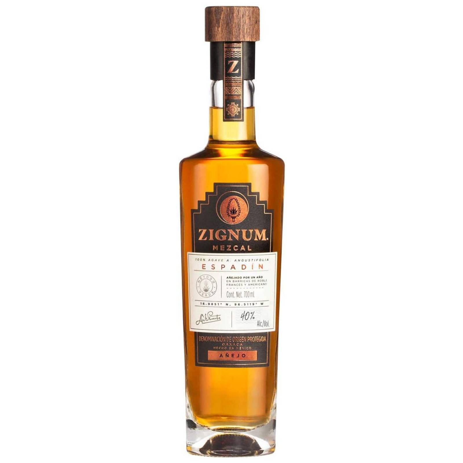 Mezcal Zignum Añejo 700 ml 