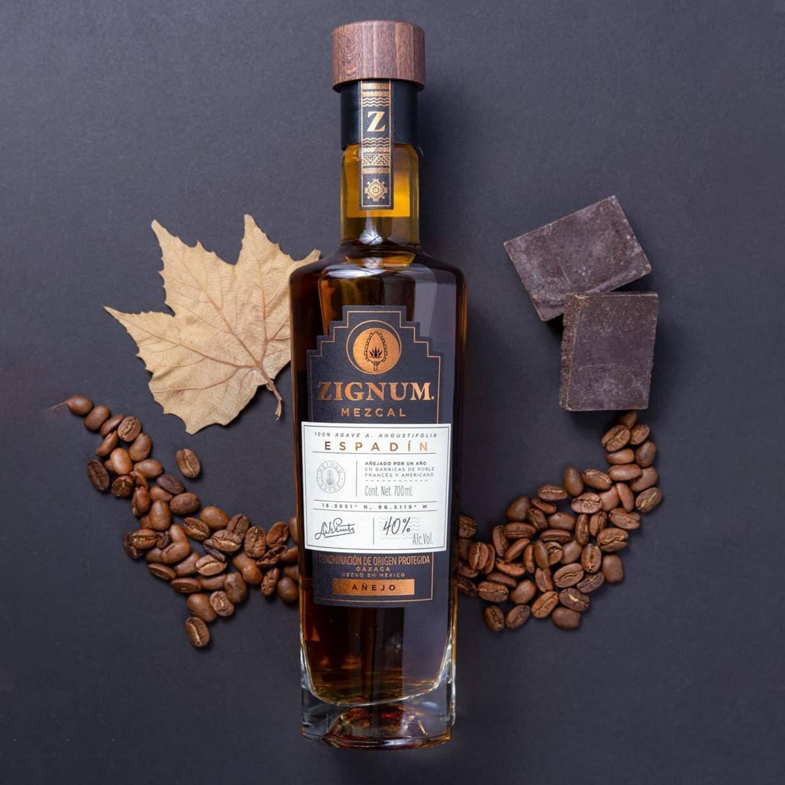 Mezcal Zignum Añejo 700 ml 