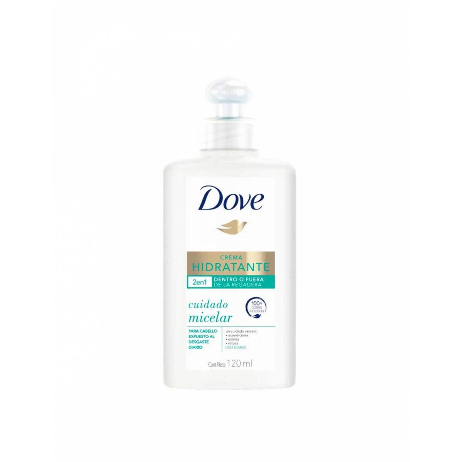 Pack de 12 Crema para Peinar Dove Cuidado Micelar 120 ml 