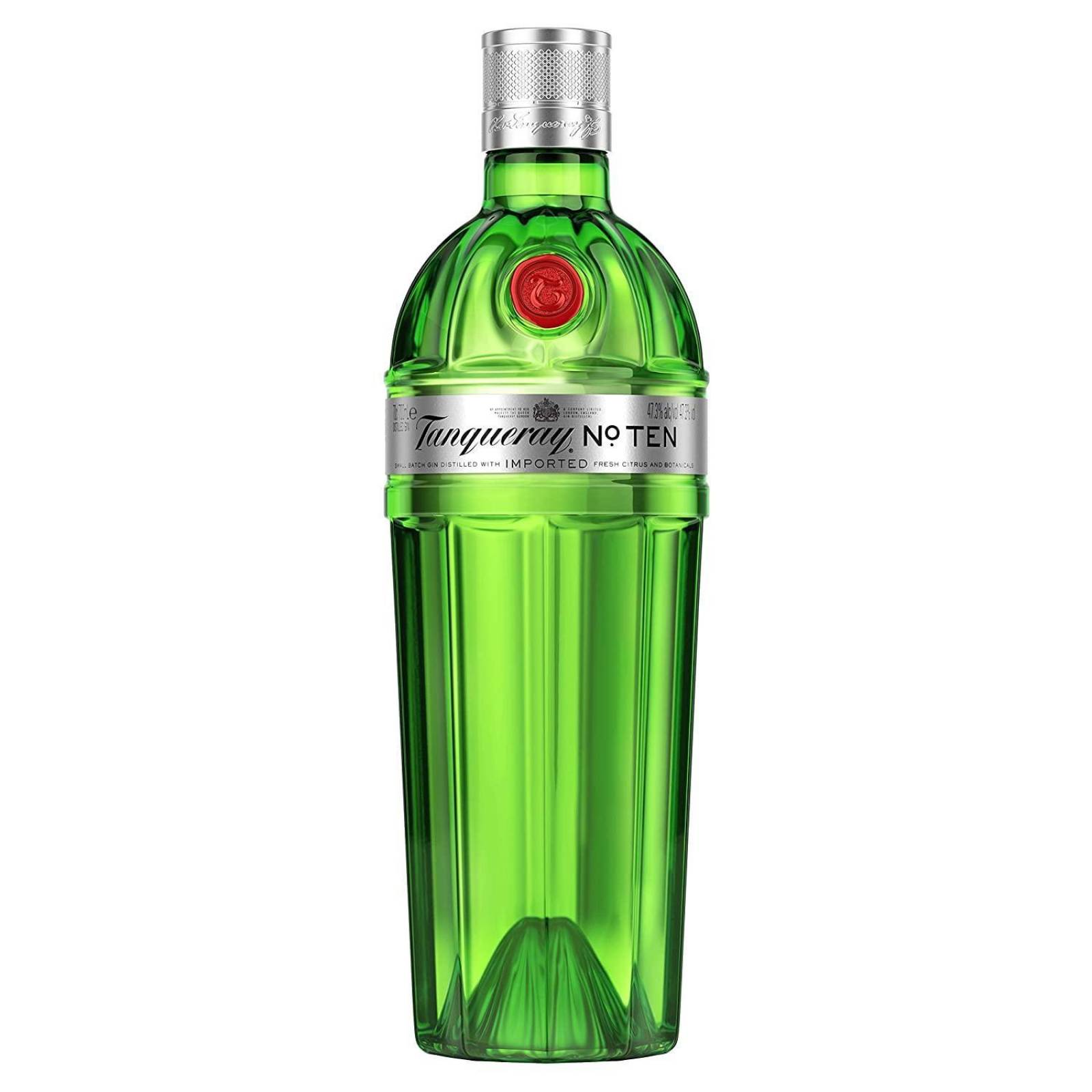 Pack de 4 Ginebra Tanqueray Ten 750 ml 