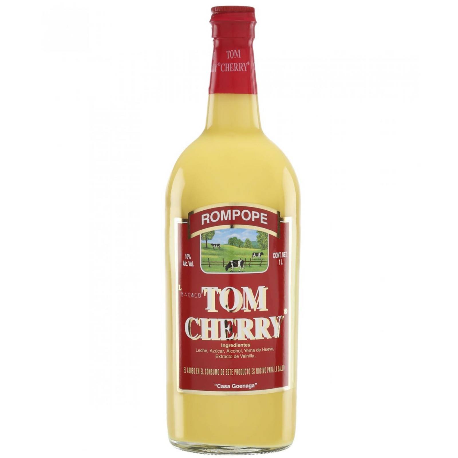 Pack de 6 Rompope Tom Cherry 1 L 