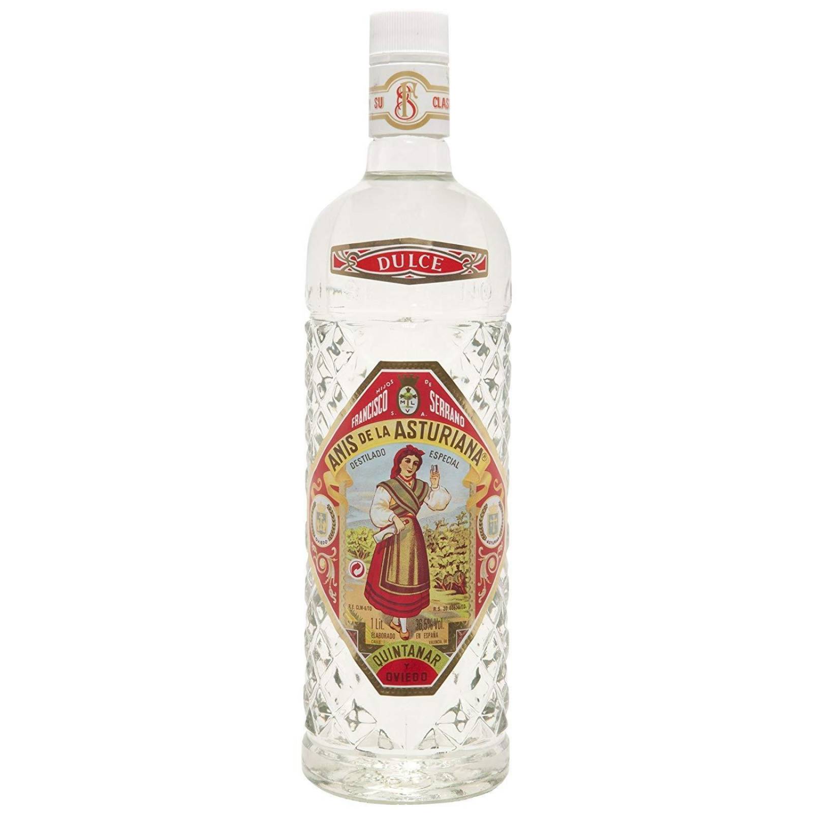 Licor De La Asturiana Dulce De Anis 1 L 