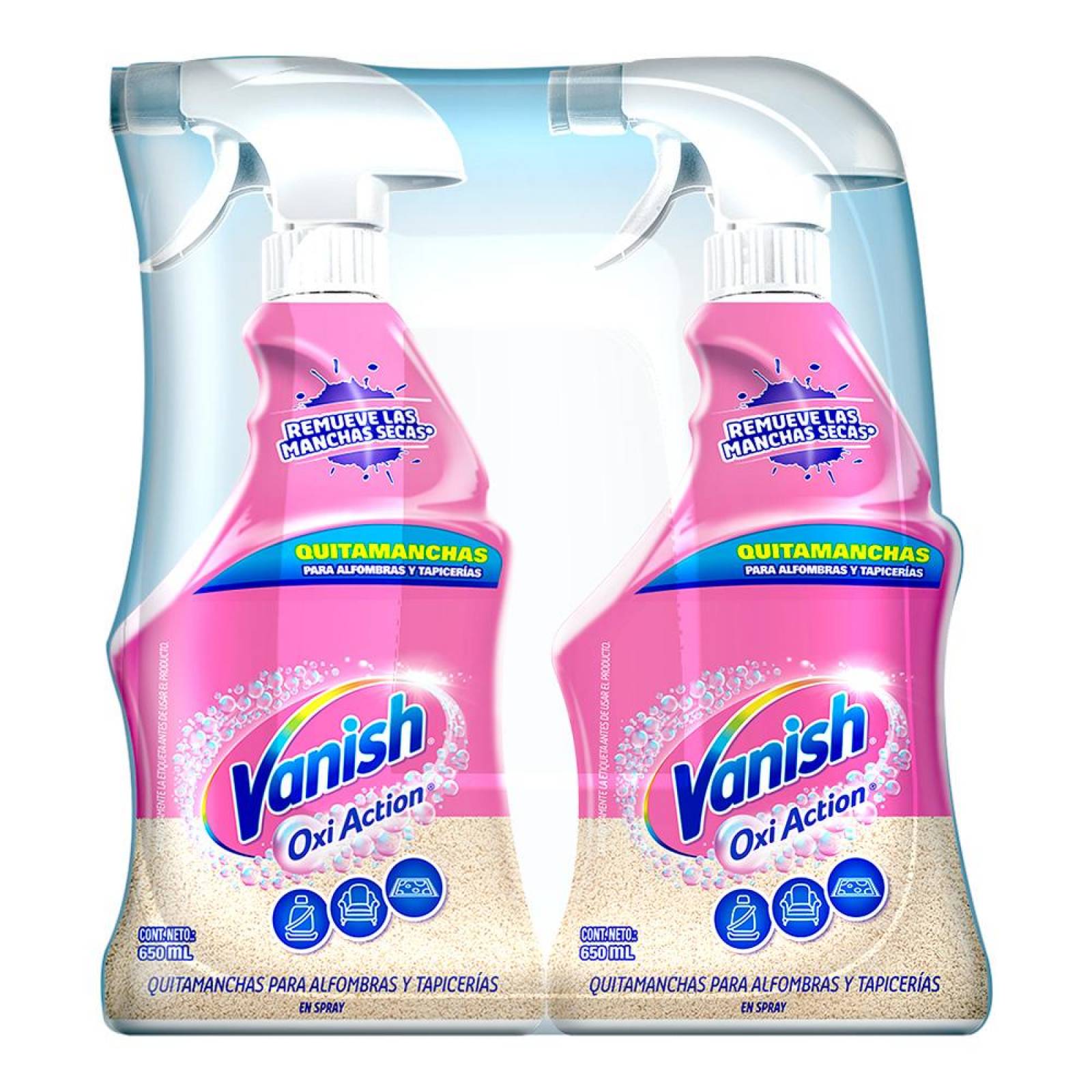 Quitamanchas Vanish para Alfombras y Tapicerías 2x650 ml 