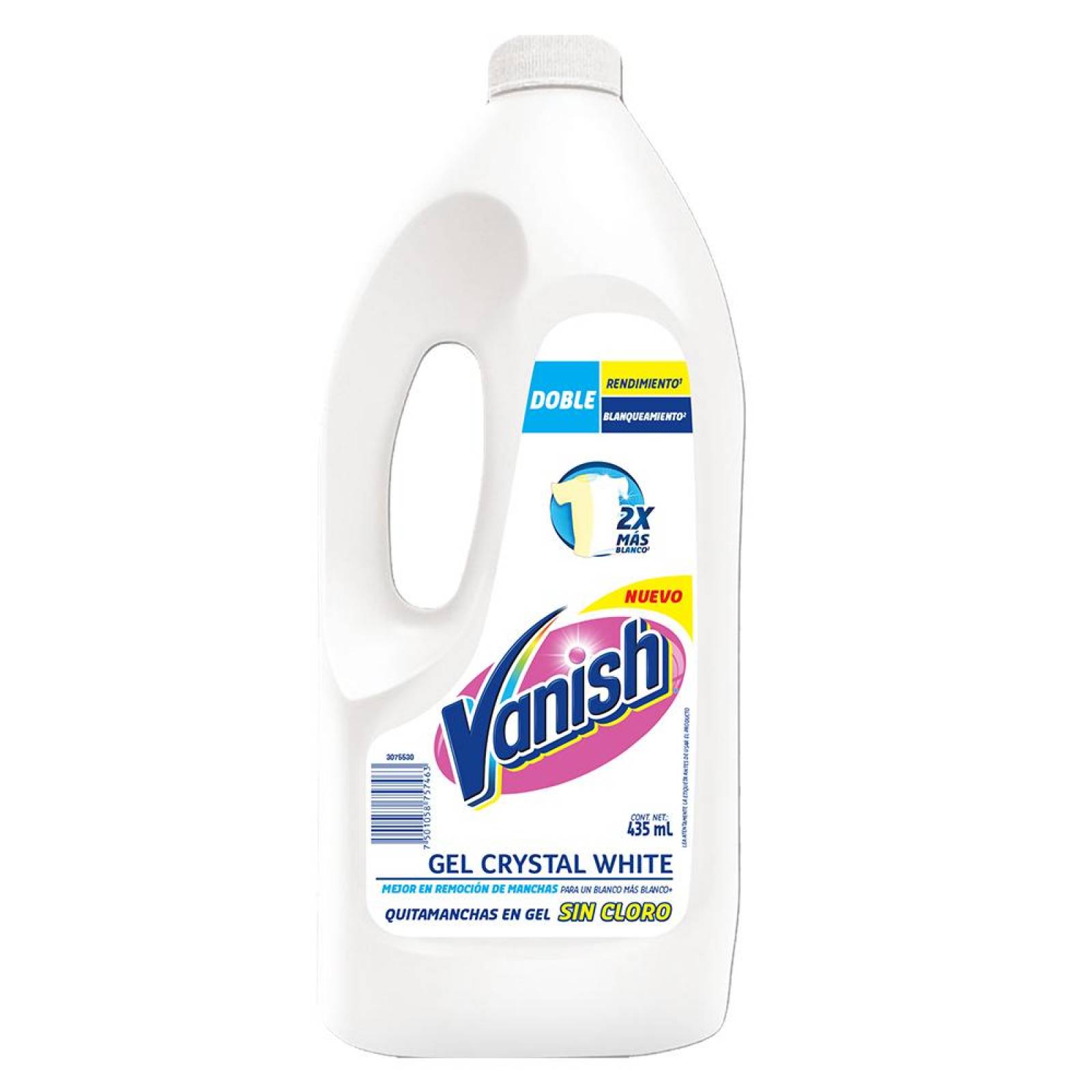 Quitamanchas en Gel Vanish Crystal White 435 ml 