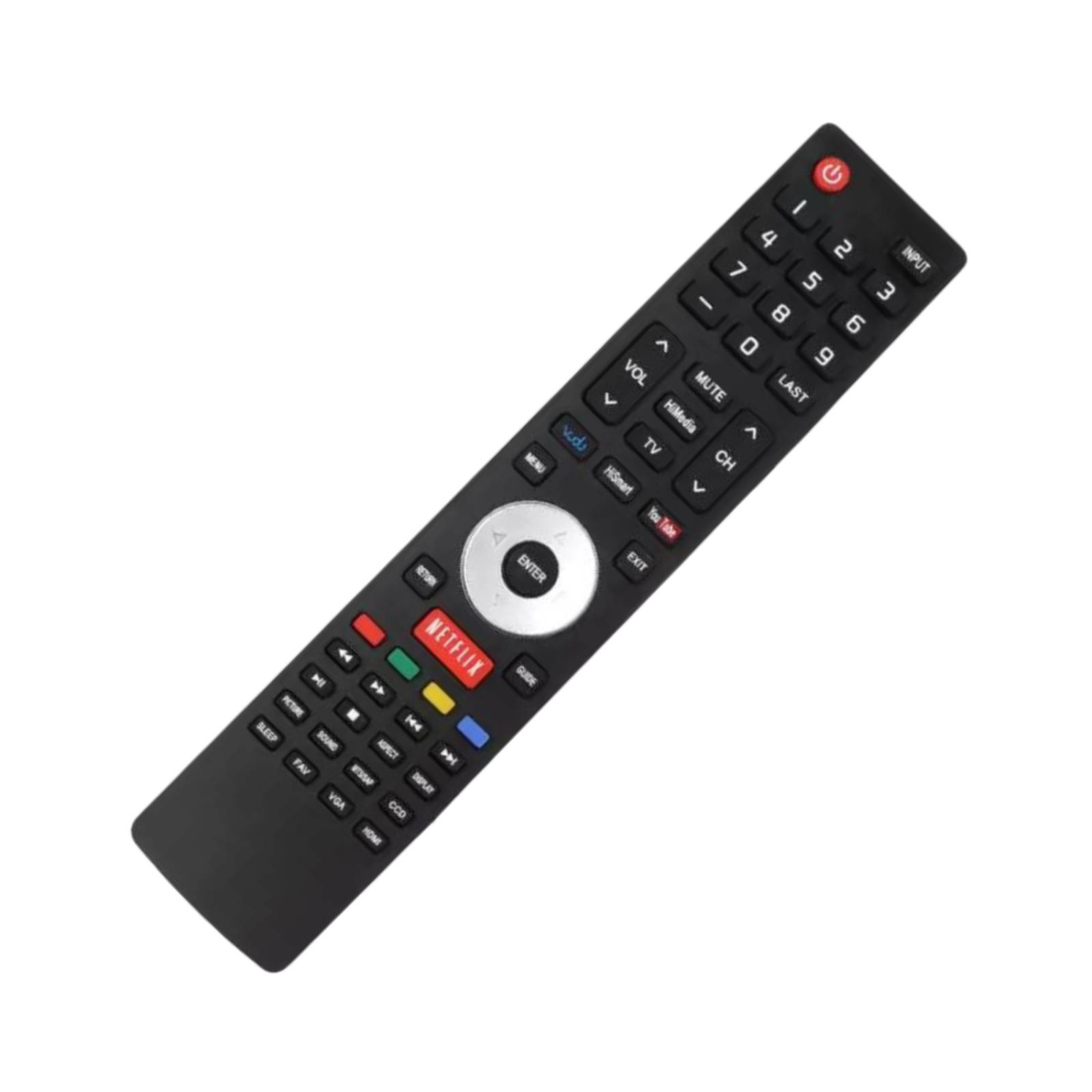 Control para cualquier Hisense Smart Tv Botón Netflix 