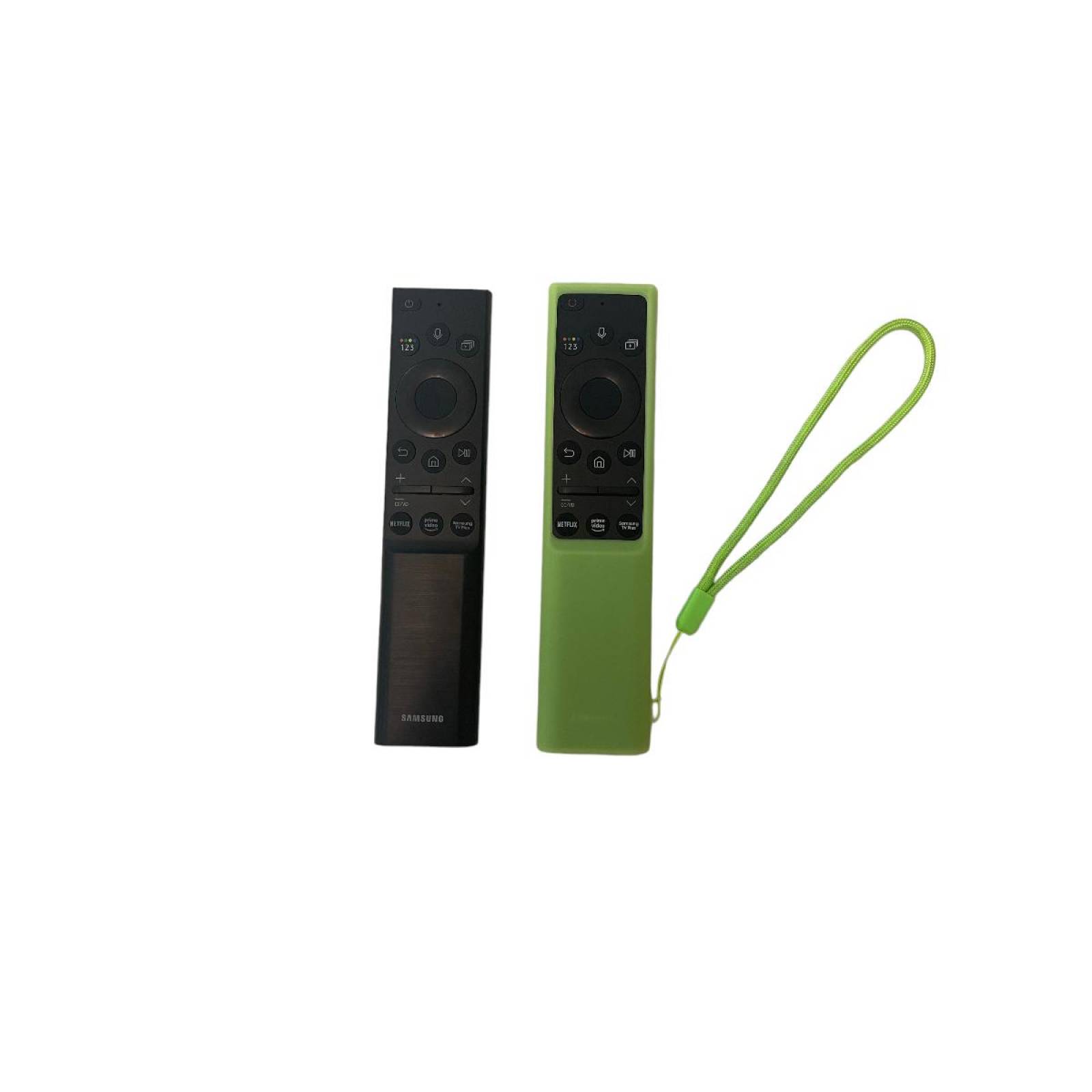 Control Voz Recargable Solar Para Samsung Au8000 Mas Funda 