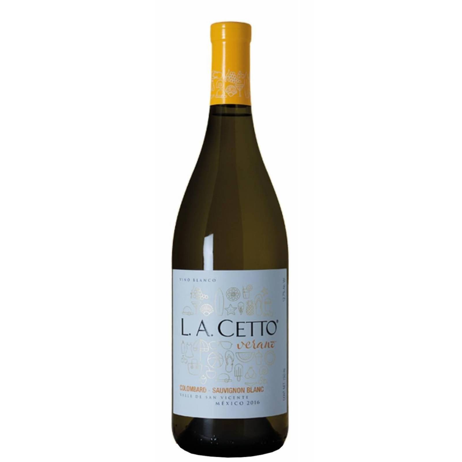 Pack de 2 Vino Blanco L.A. Cetto Verano Colombard Sauvignon Blanc 750 ml 