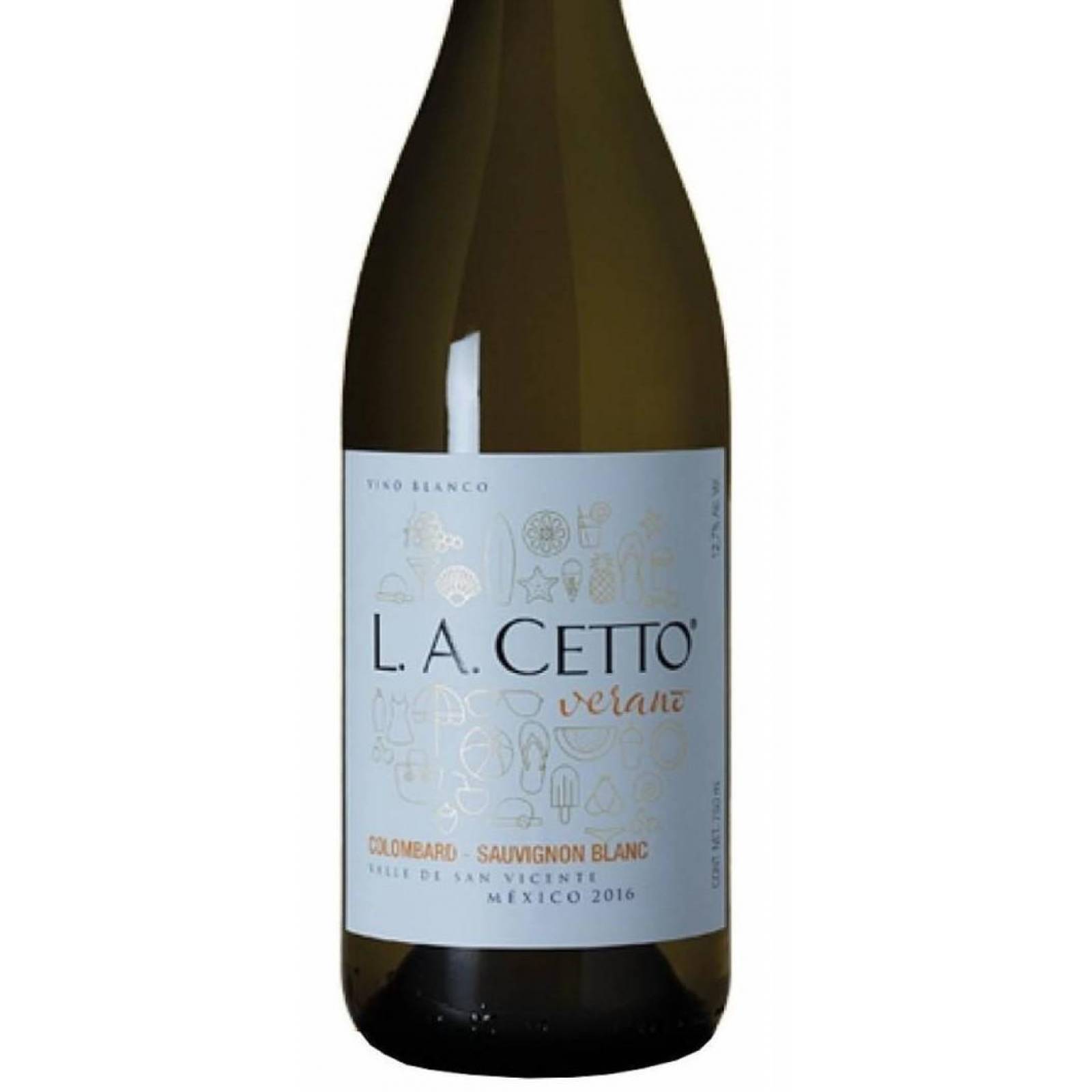 Pack de 2 Vino Blanco L.A. Cetto Verano Colombard Sauvignon Blanc 750 ml 