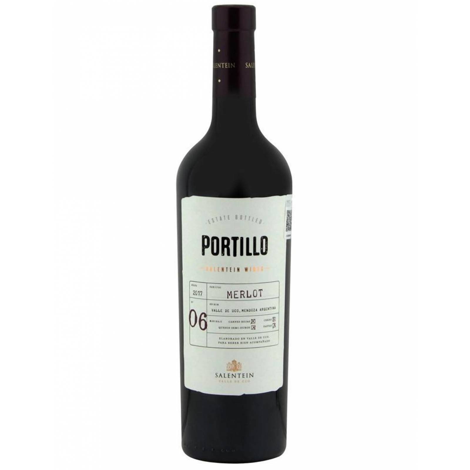 Pack de 6 Vino Tinto Portillo Merlot 750 ml 