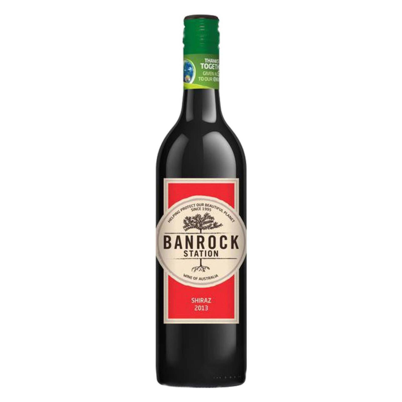 Pack de 6 Vino Tinto Banrock Station Shiraz 750 ml