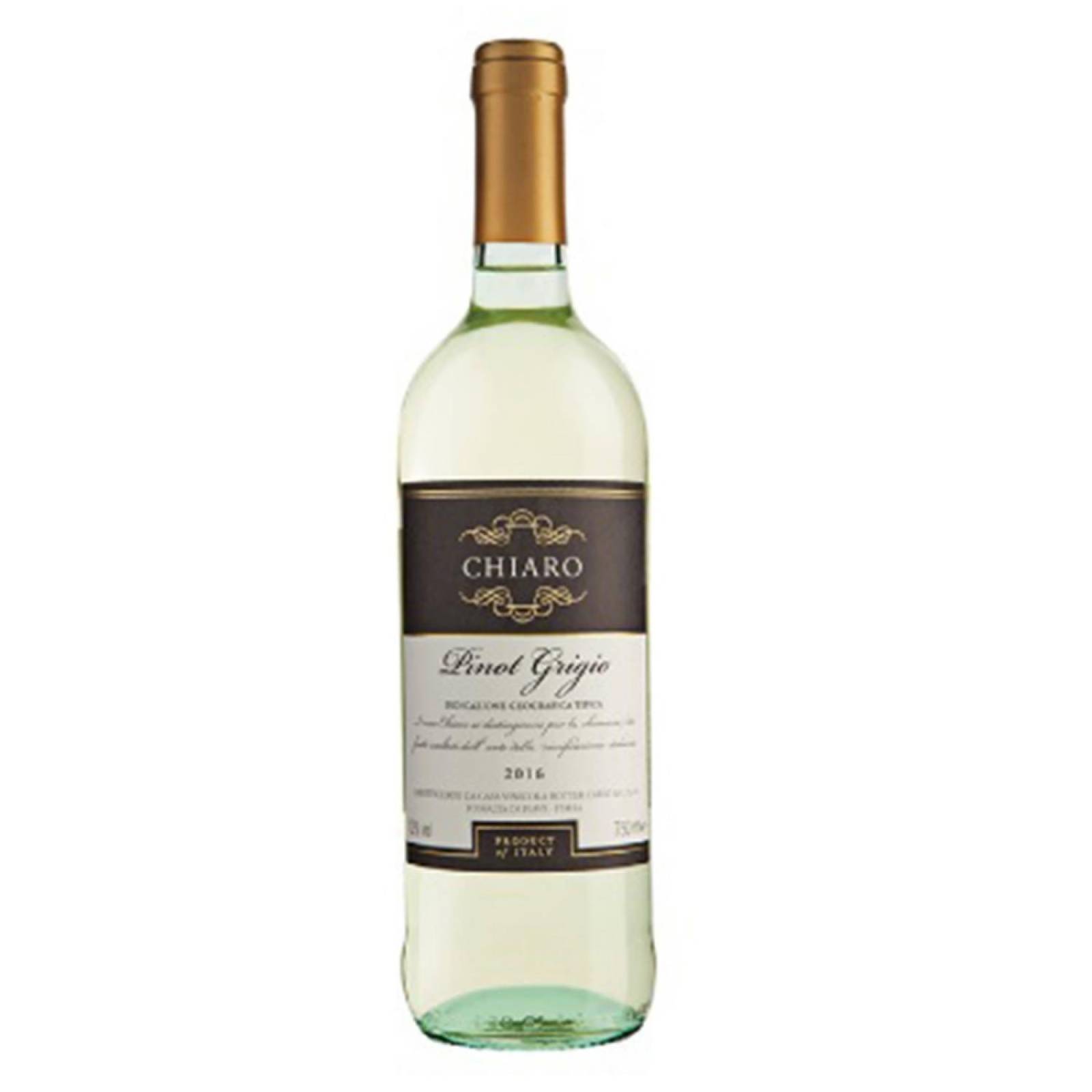 Pack de 6 Vino Blanco Chiaro Pinot Grigio 750 ml 