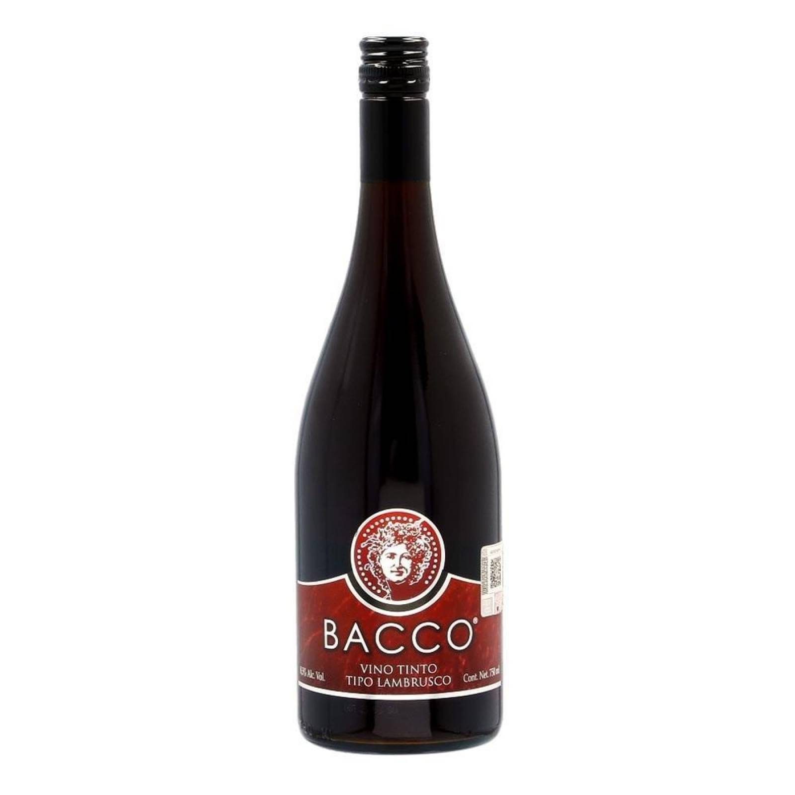 Pack de 6 Vino Tinto L.A. Cetto Bacco Lambrusco 750 ml 