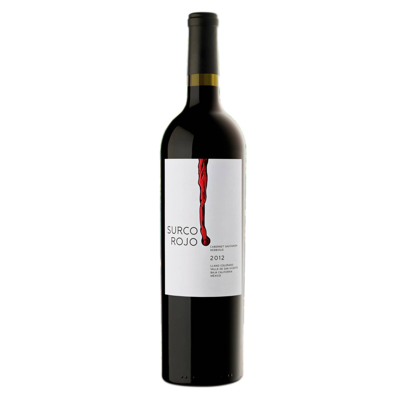 Caja de 12 Vino Tinto Vinicola Regional de Ensenada Surco Rojo 750 ml 