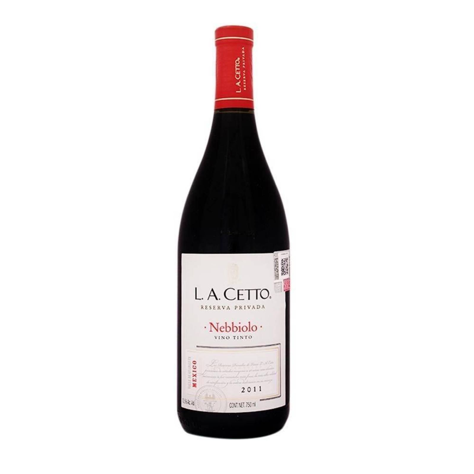 Pack de 4 Vino Tinto L.A. Cetto Nebbiolo Reserva Privada 750 ml 