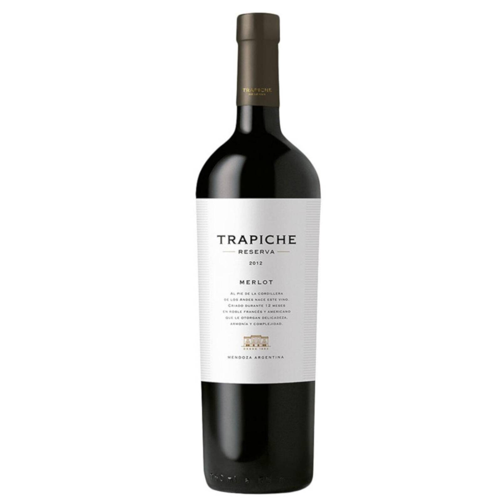 Vino Tinto Trapiche Reserva Merlot 750 ml 