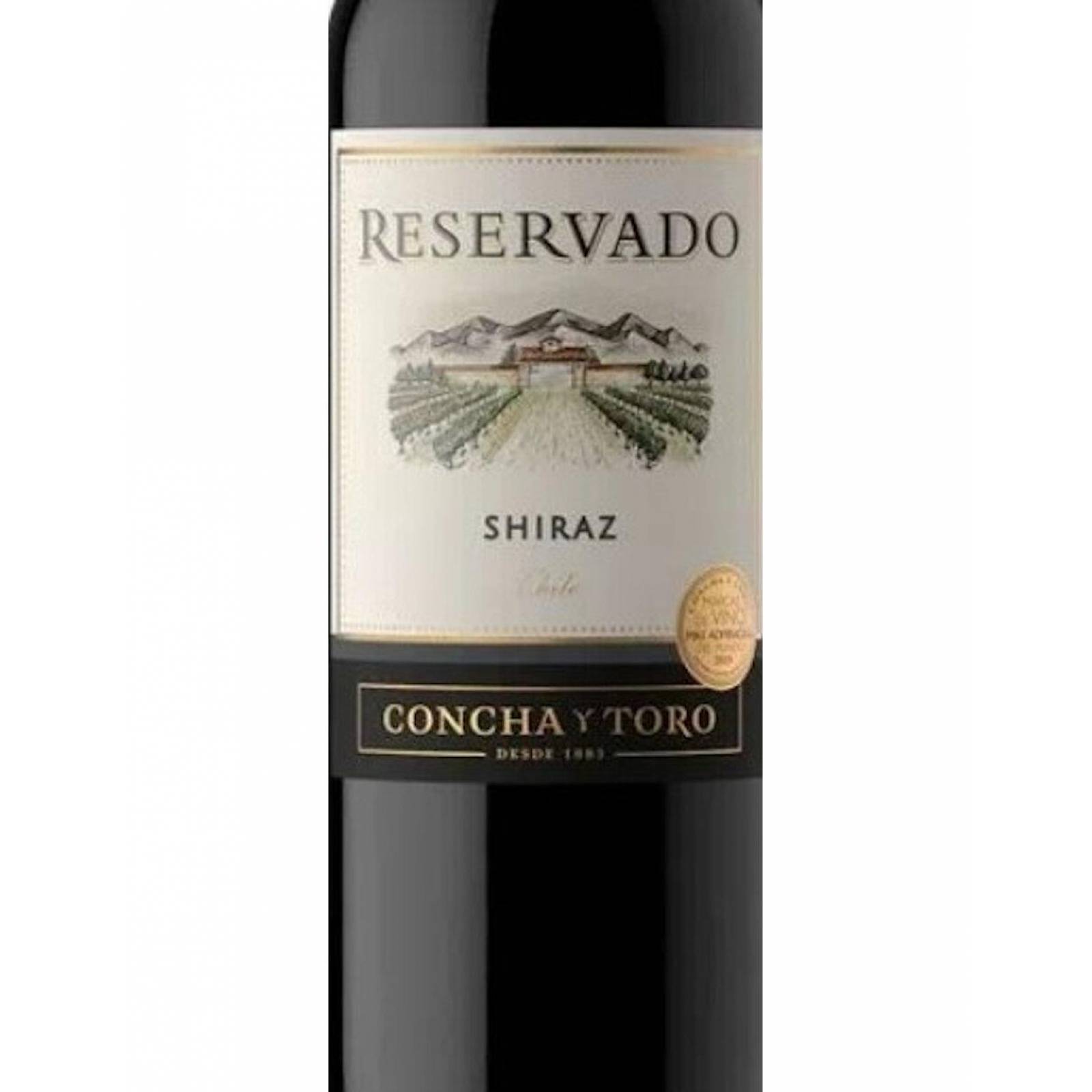 Vino Tinto Reservado Shiraz Concha y Toro 750 ml 