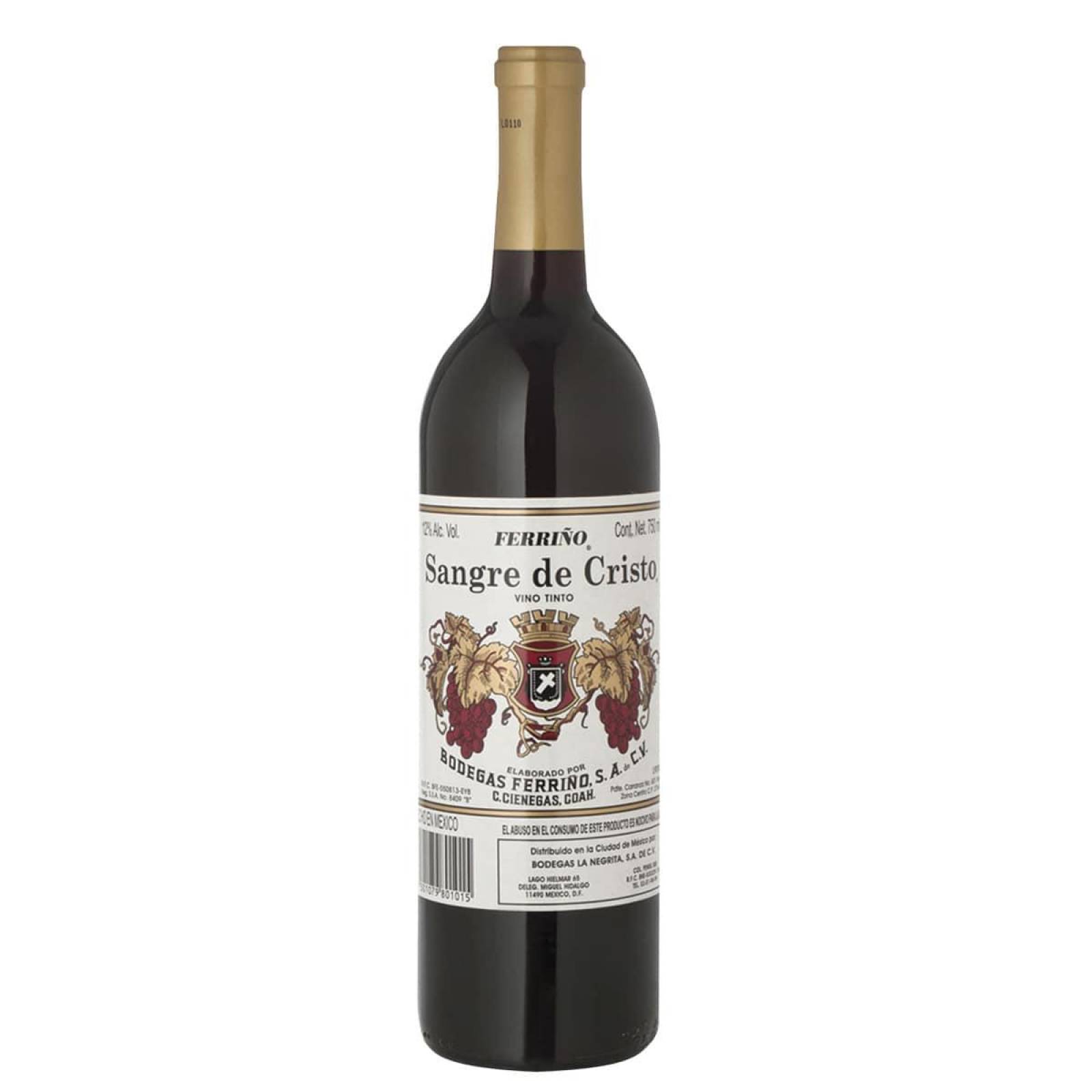 Vino Tinto Sangre De Cristo 750 ml