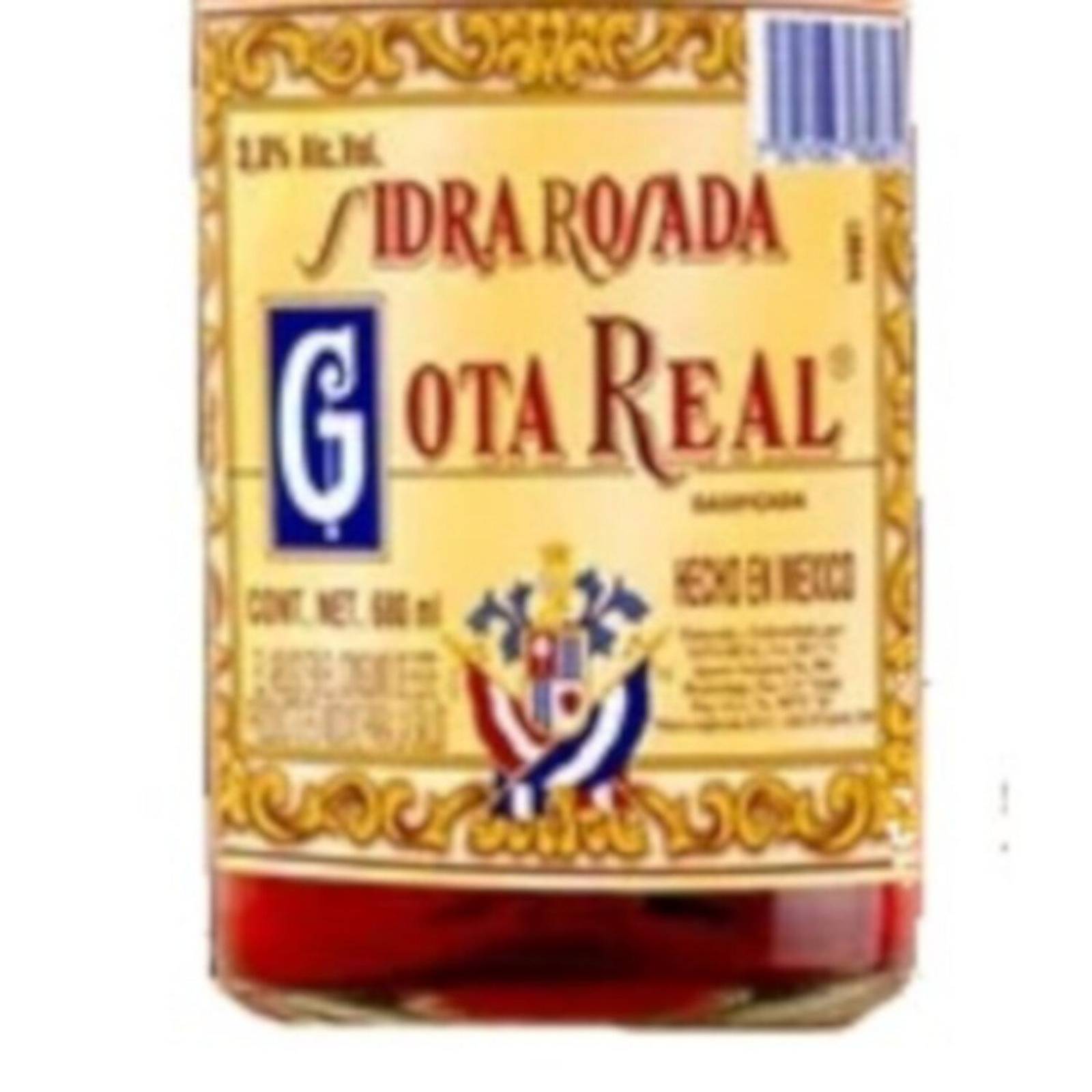 Pack de 12 Sidra Gota Real Rosada 680 ml