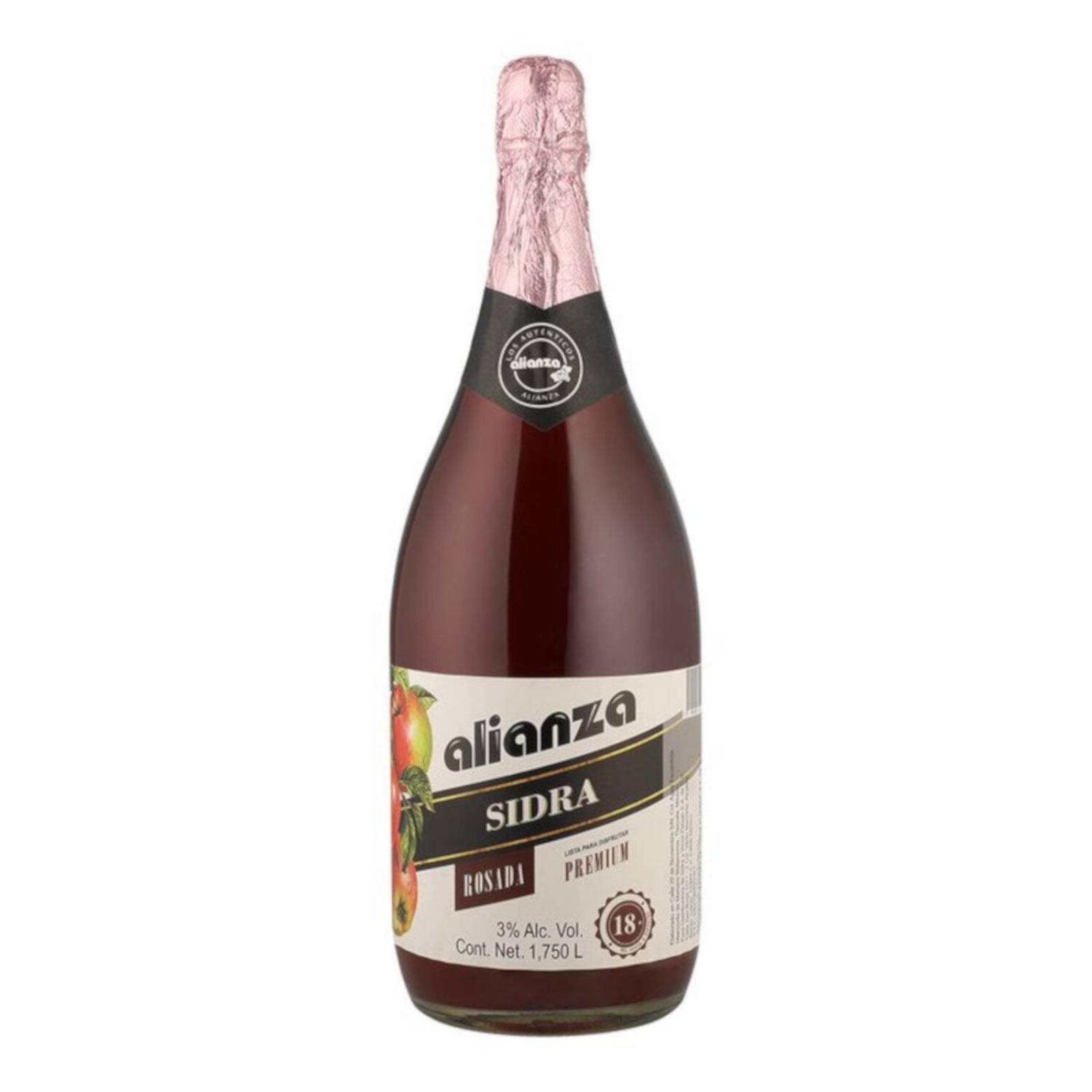 Sidra Alianza Rosada Premium 1.75 L