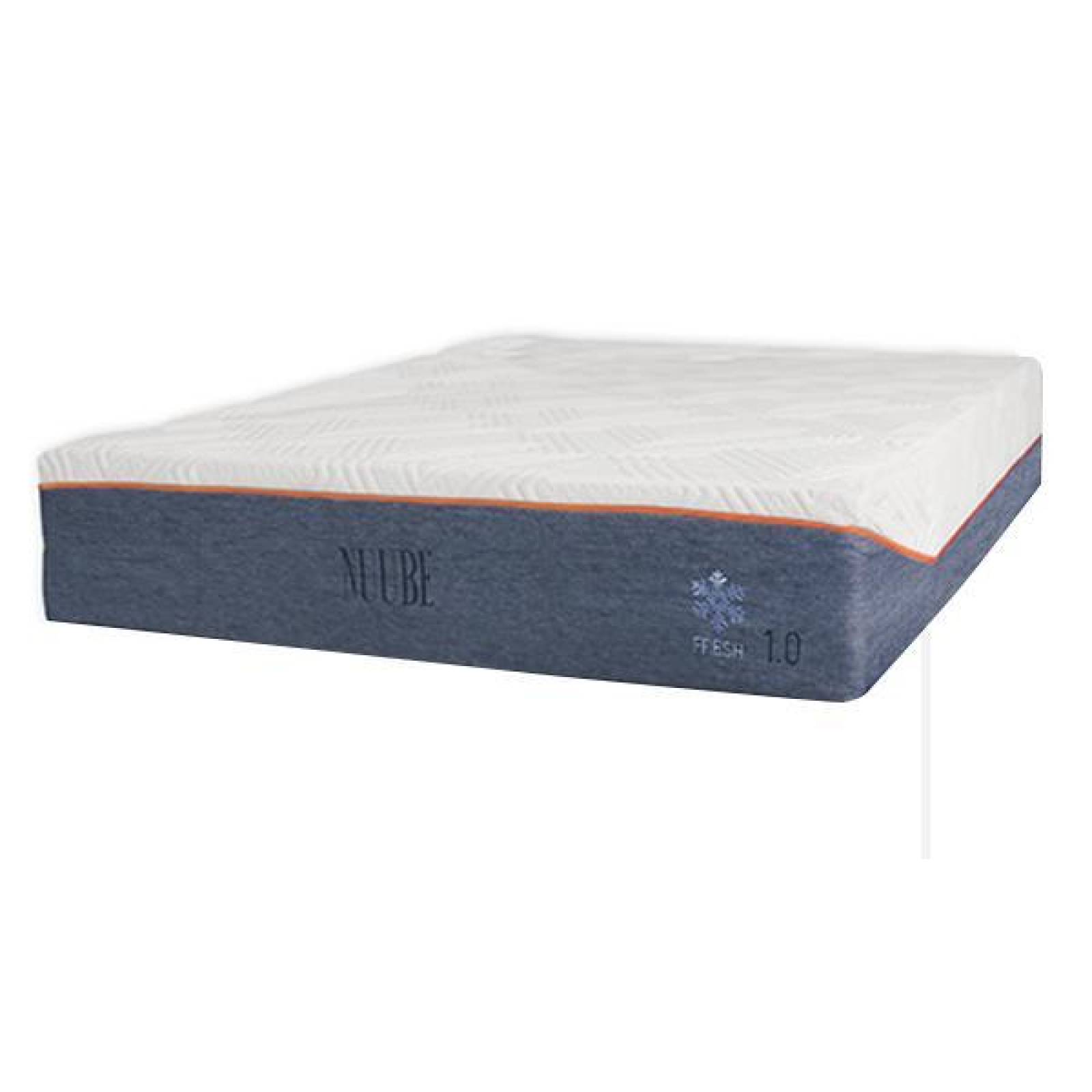 Colchón Memory Foam King Size Nuube 1.0, empacado en caja