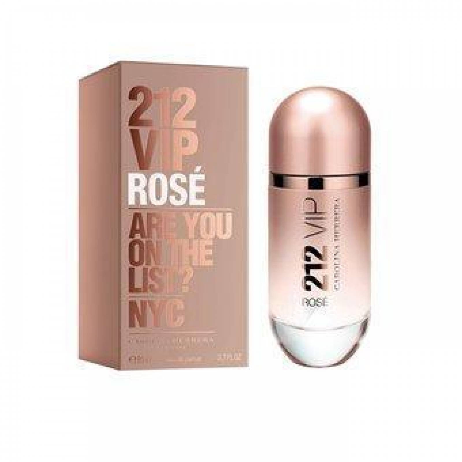 Perfume 212 VIP Rose de Carolina Herrera EDP 80 ml 