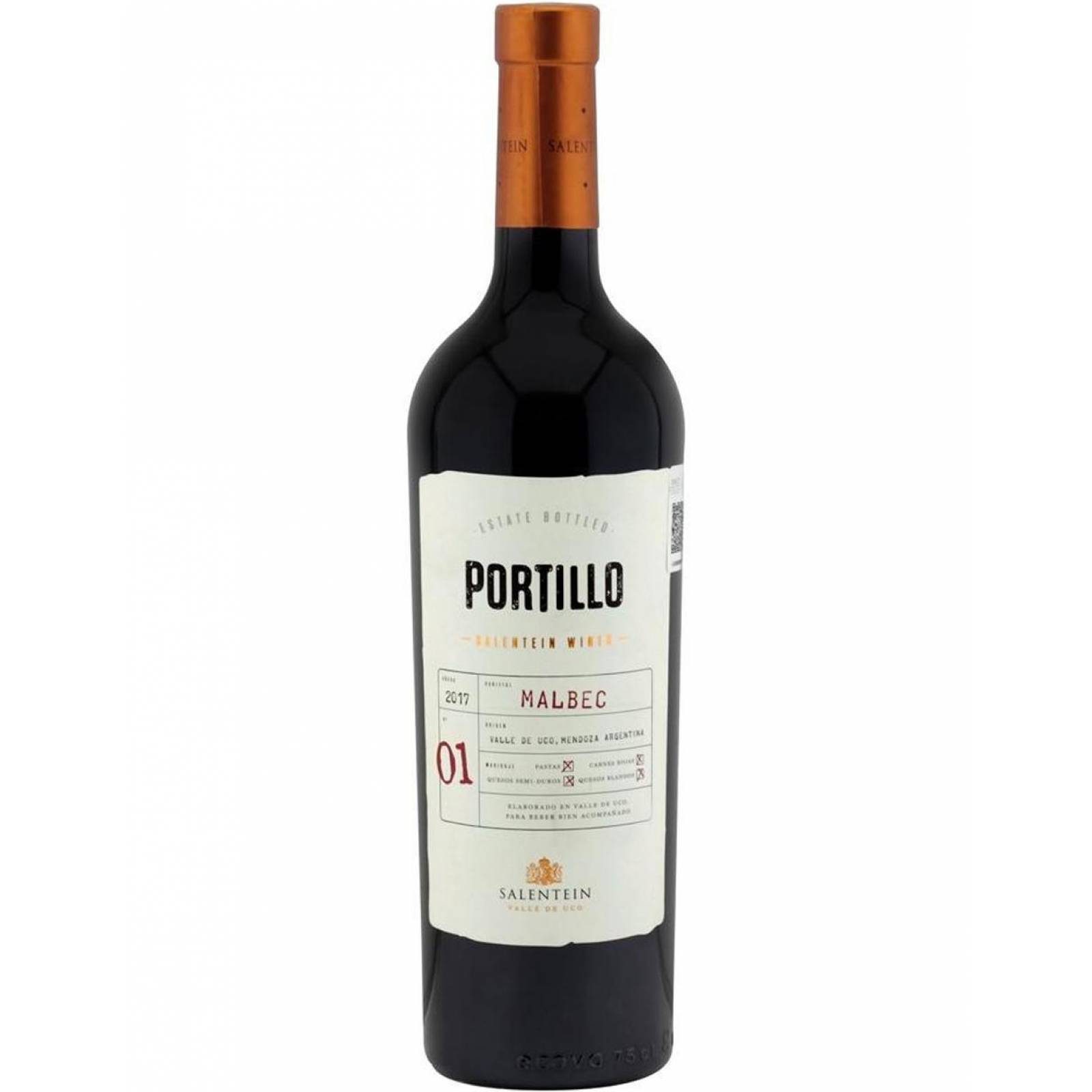 Vino Tinto Portillo Malbec 750 ml