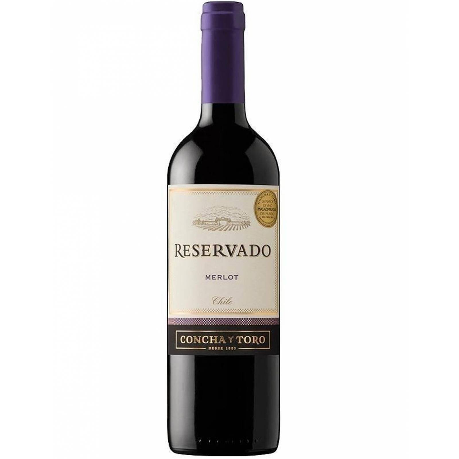 Vino Tinto Concha Y Toro Reservado Merlot 750 ml 