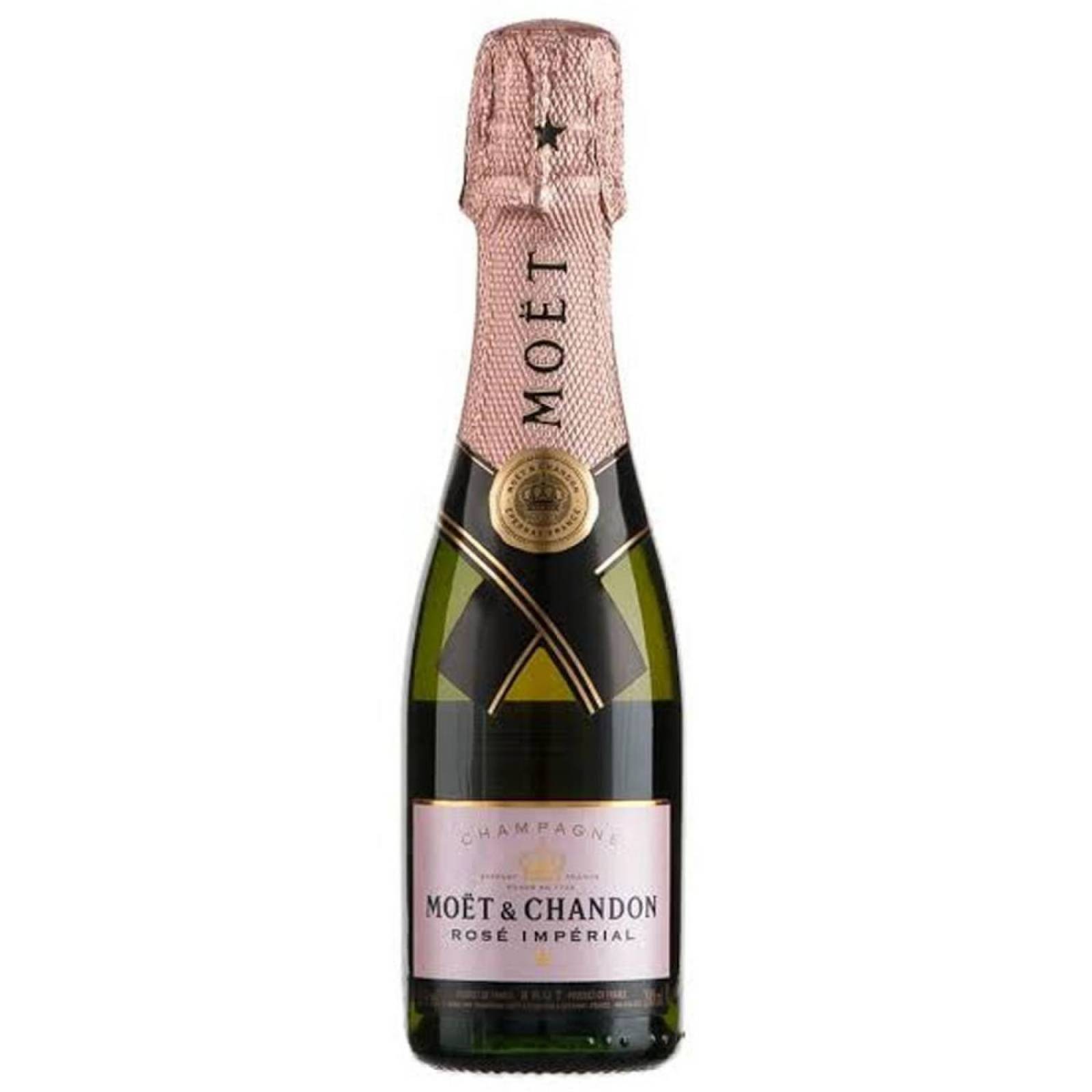 Pack de 4 Champagne Moet Chandon Brut Imperial Rose 200 ml 