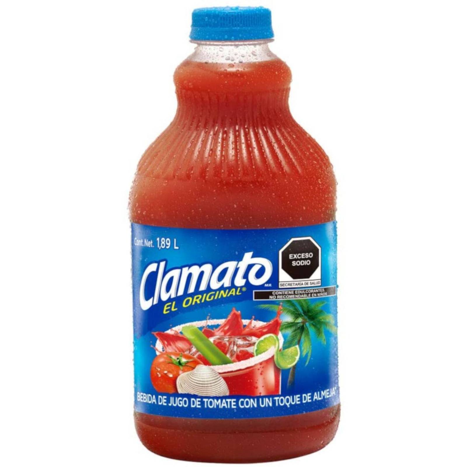 Pack de 8 Jugo Clamato El Original 1.89 L