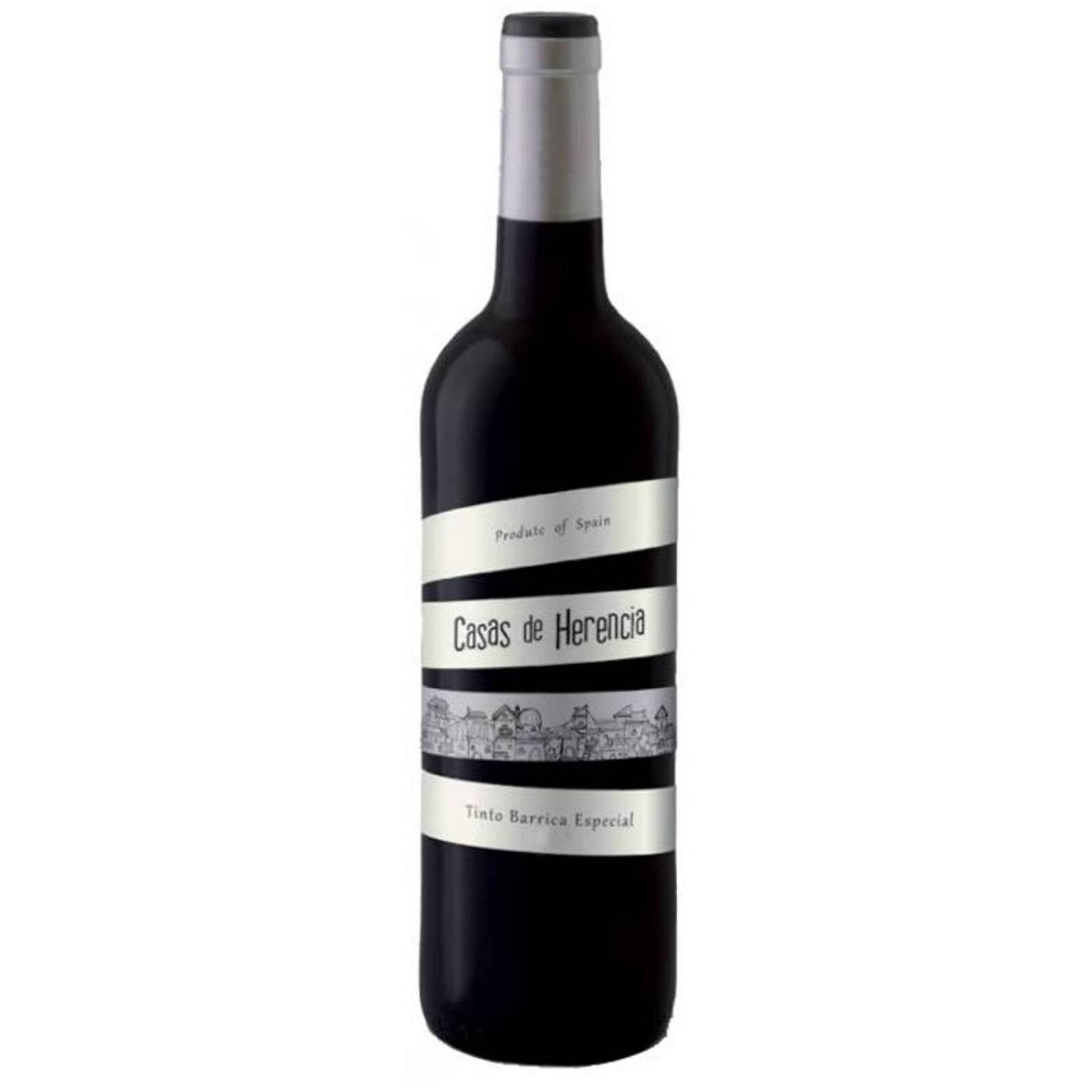 Vino Tinto Casas De Herencia Tempranillo Monastrell 750 ml 