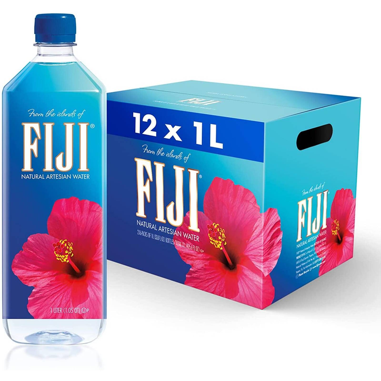 Pack de 12 Agua Fiji 1 L 