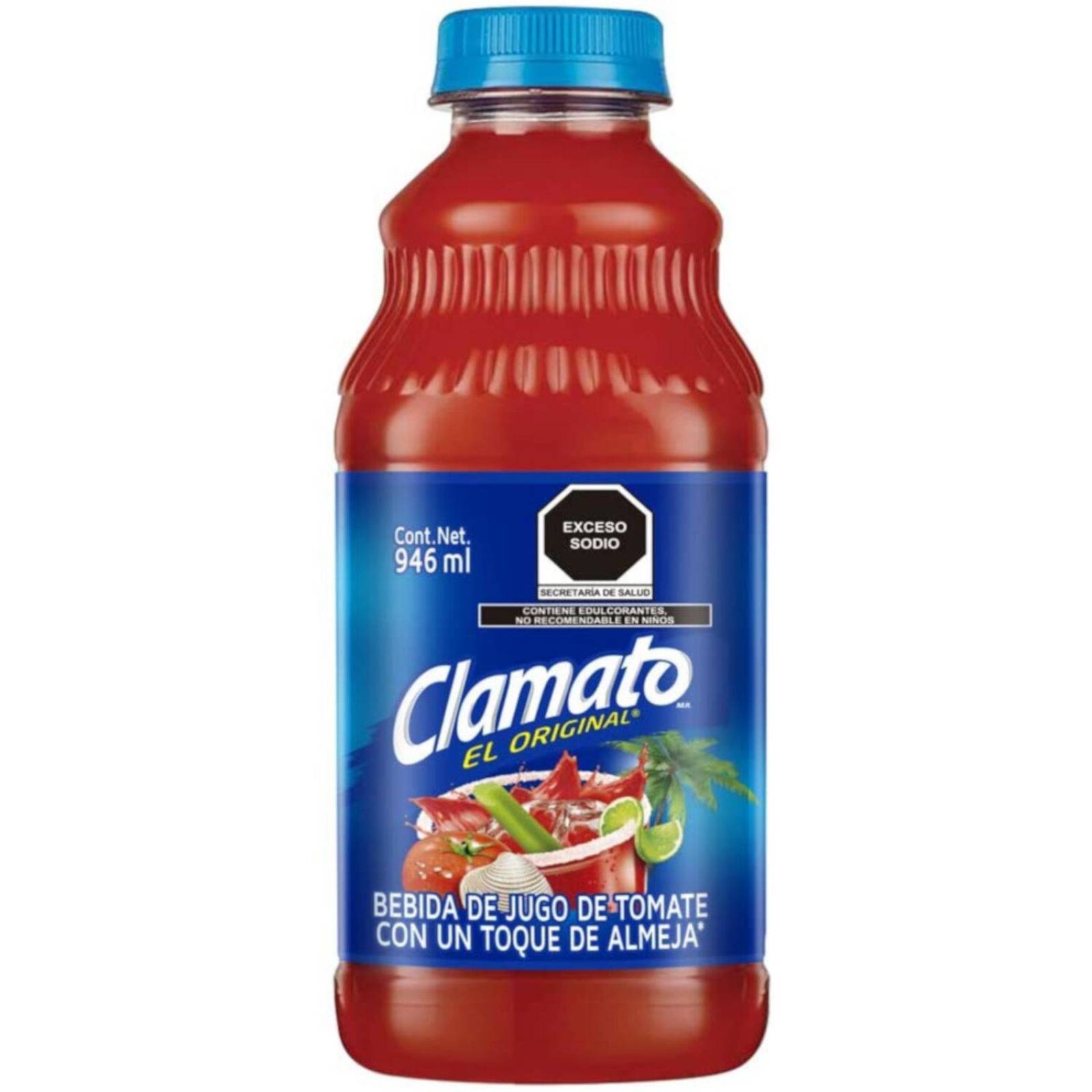 Pack de 12 Jugo Clamato El Original 946 ml