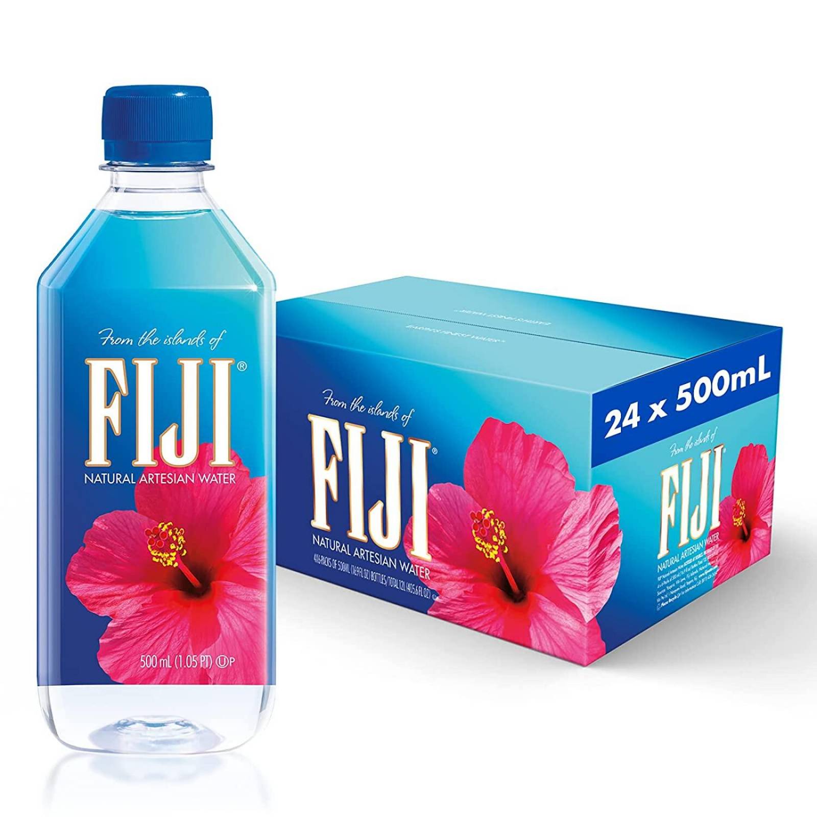 Pack de 24 Agua Fiji 500 ml