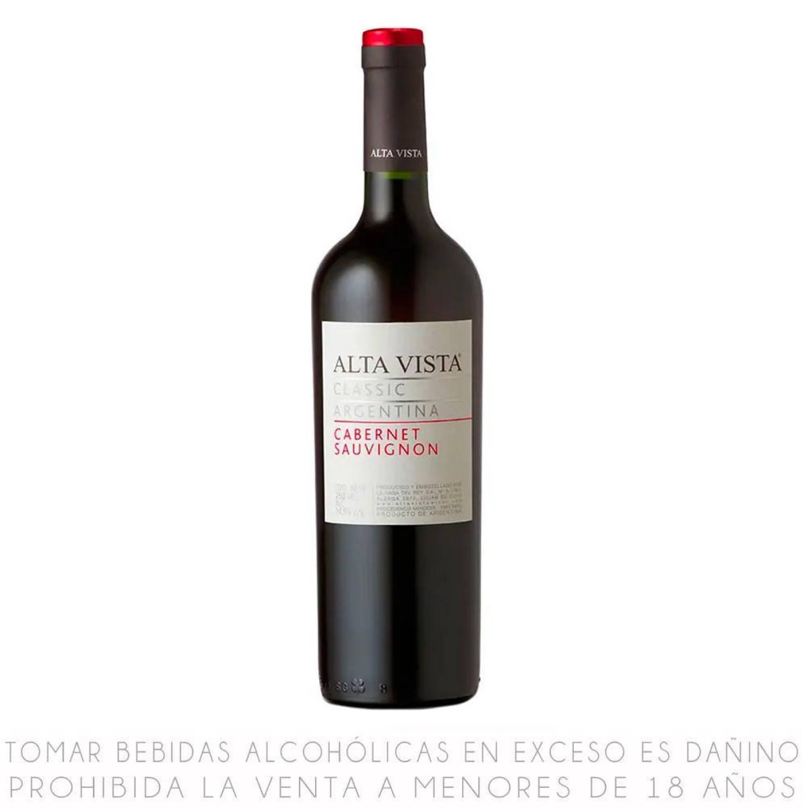 Pack de 2 Vino Tinto Alta Vista Classic Malbec 750 ml 