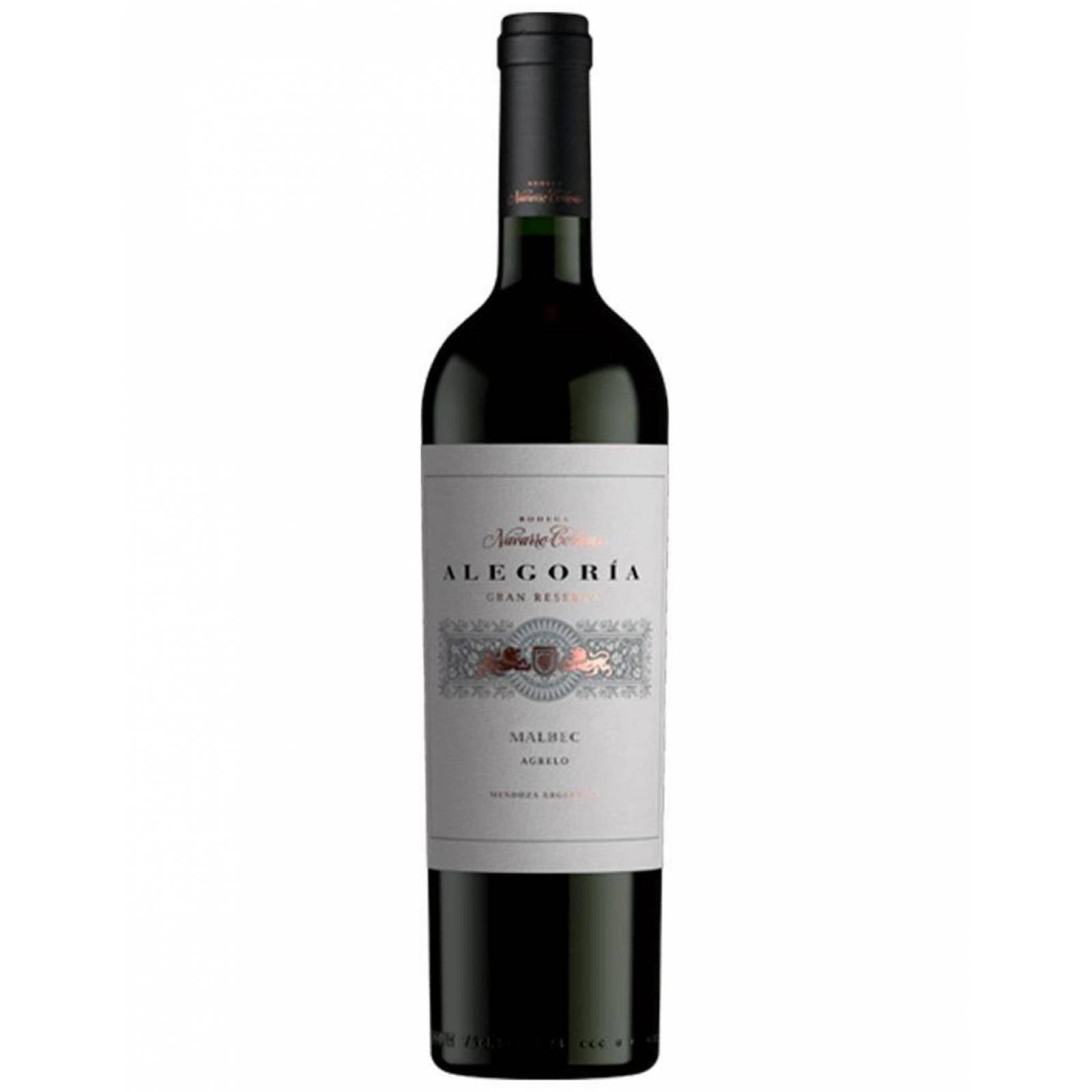 Pack de 4 Vino Tinto Navarro Correas Alegoria Gran Reserva Malbec 750 ml 