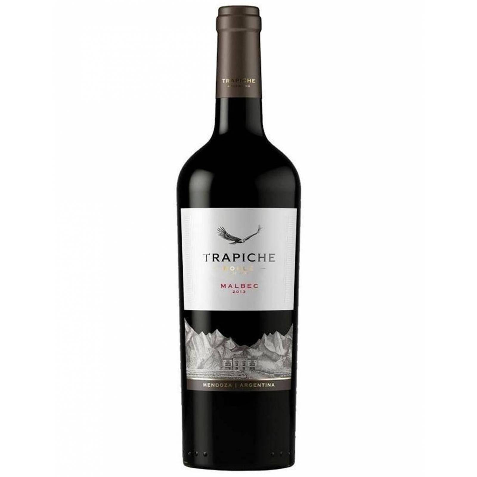 Pack de 4 Vino Tinto Trapiche Roble Malbec 750 ml 