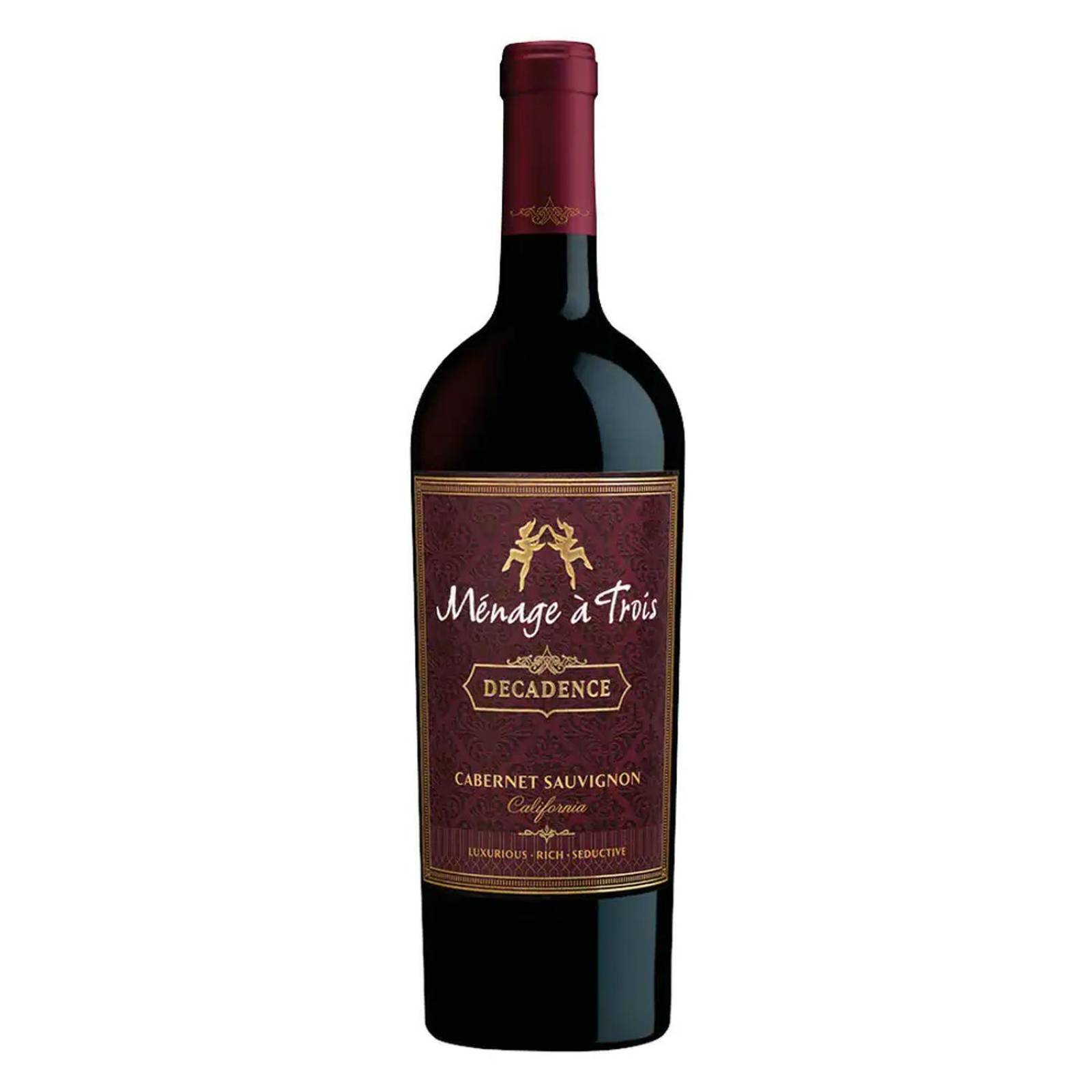 Vino Tinto Menage A Trois Decadence Cab-Sauv 750ml 
