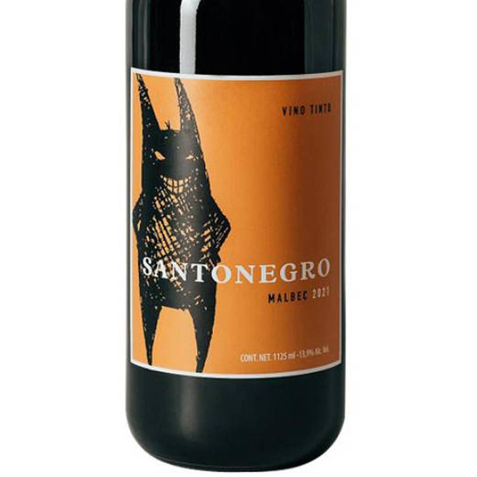 Vino Tinto Santo Negro Malbec 1.125 L 