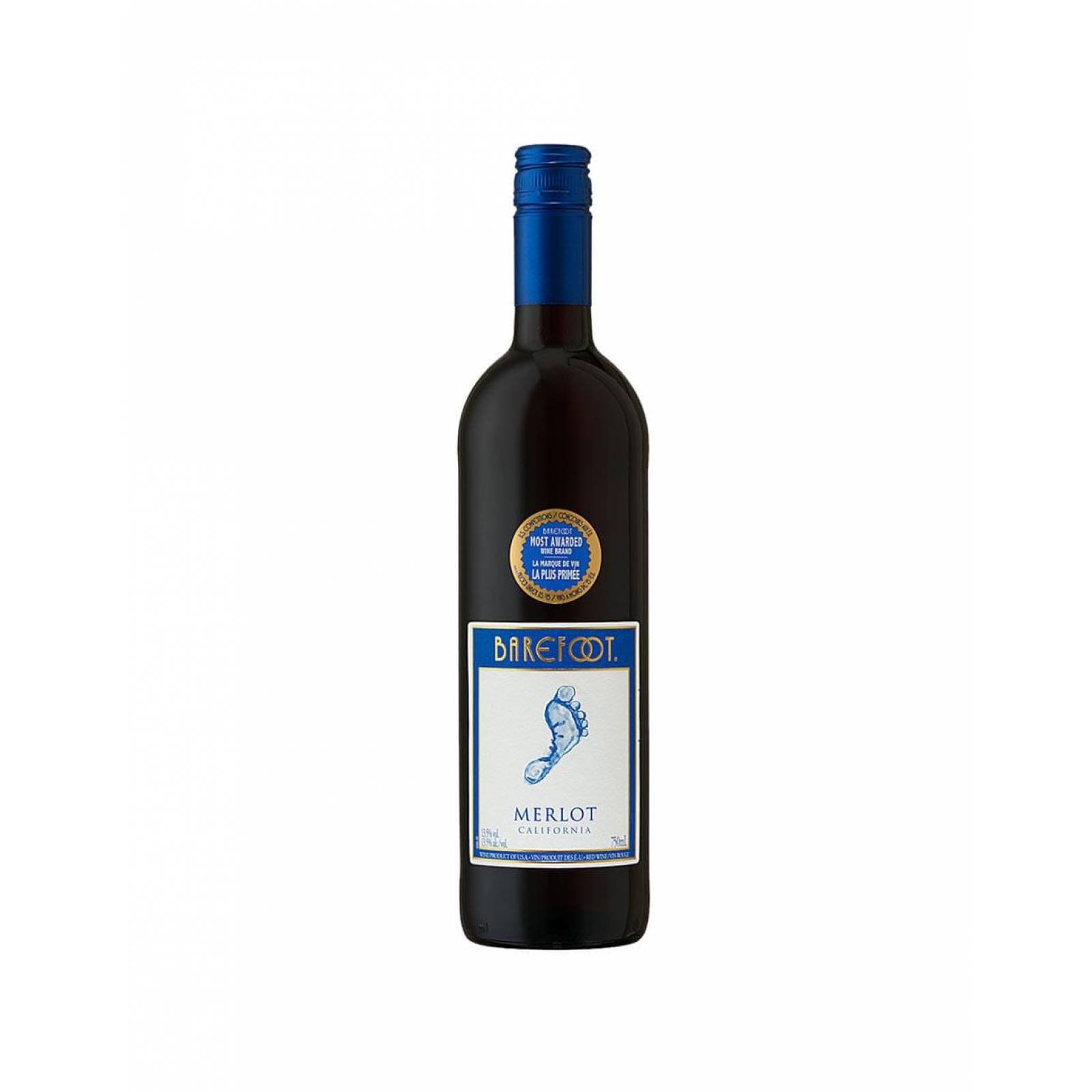 Vino Tinto Barefoot Merlot 750 ml 