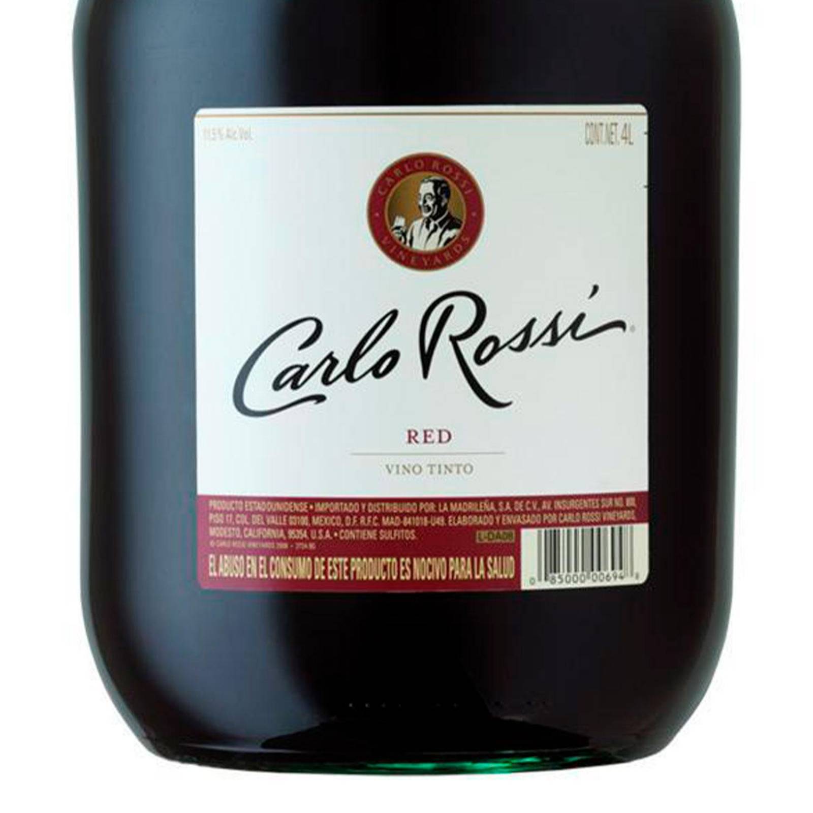 Vino Tinto Carlo Rossi Red 4 L 