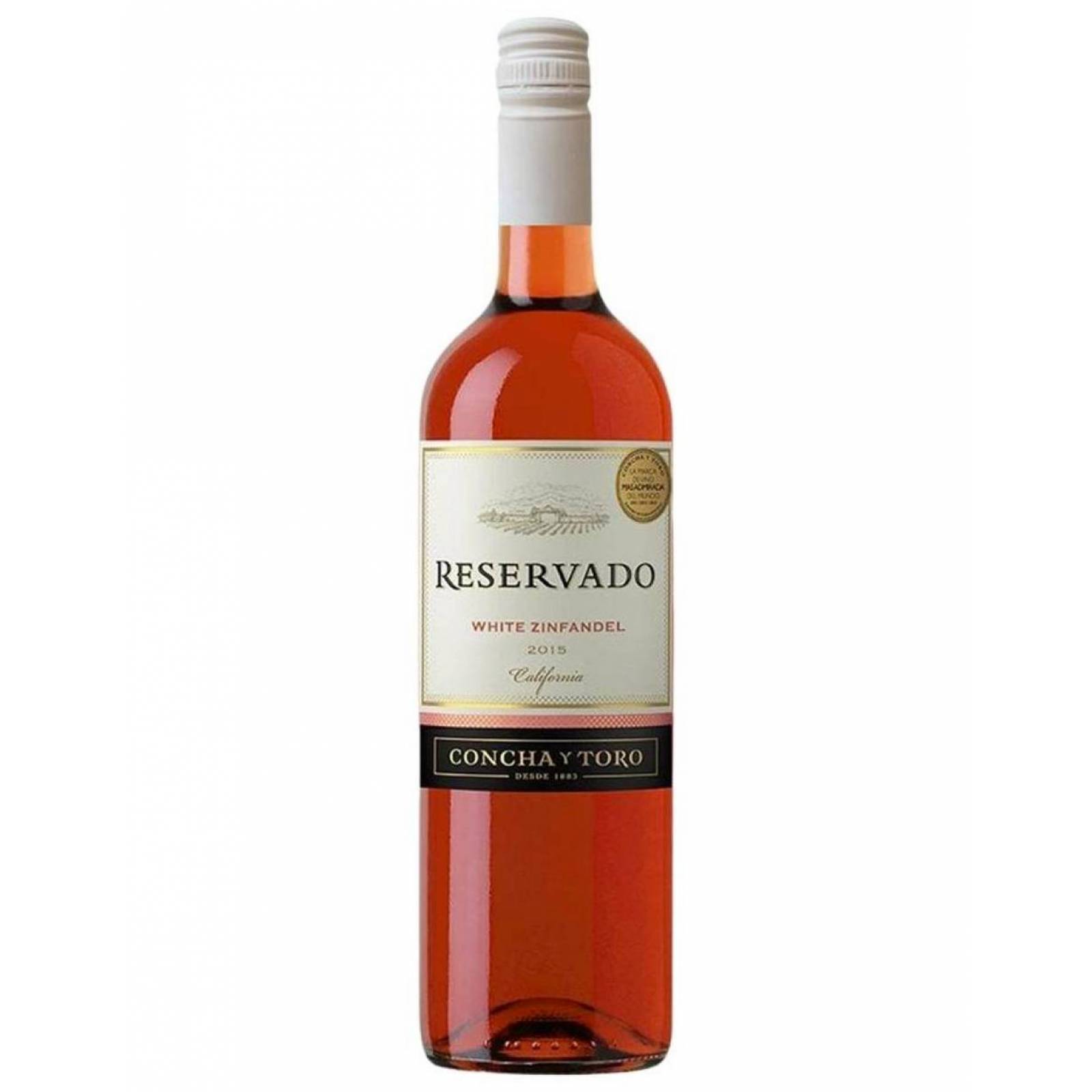 Pack de 2 Vino Rosado Concha Y Toro Reservado White Zinfandel 750 ml 
