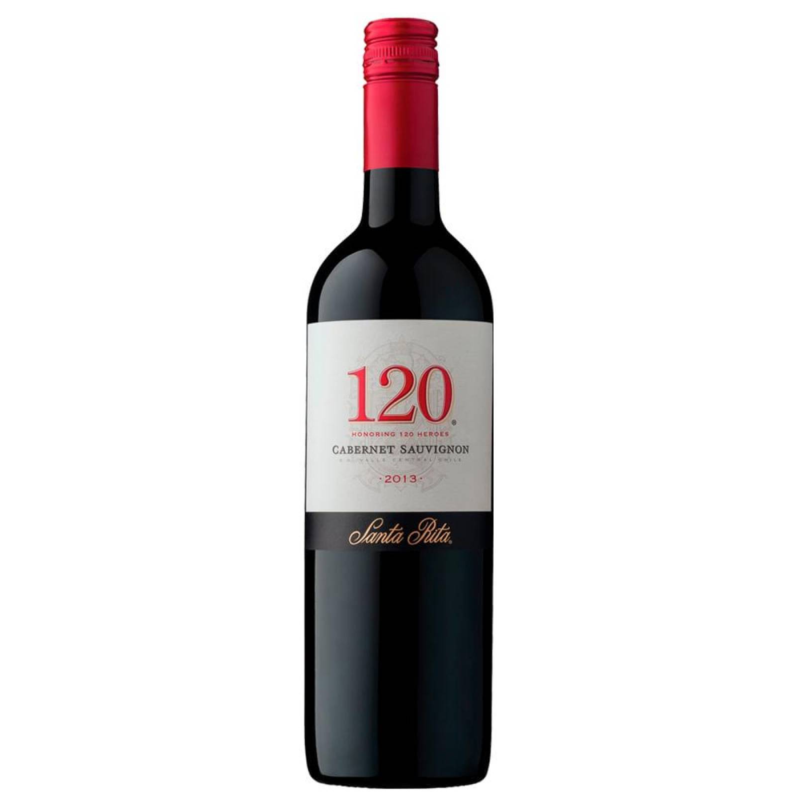 Pack de 4 Vino Tinto Santa Rita Viña 120 Cabernet Sauvignon 187 ml