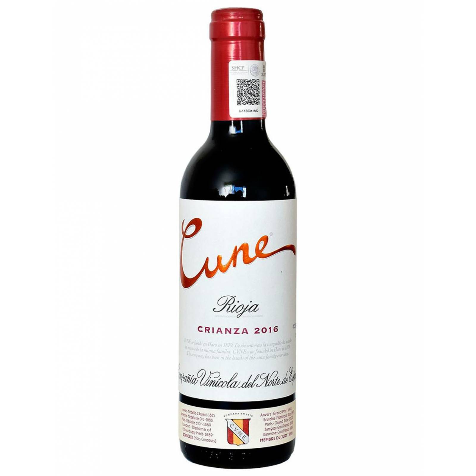 Pack de 4 Vino Tinto Cune Crianza 375 ml