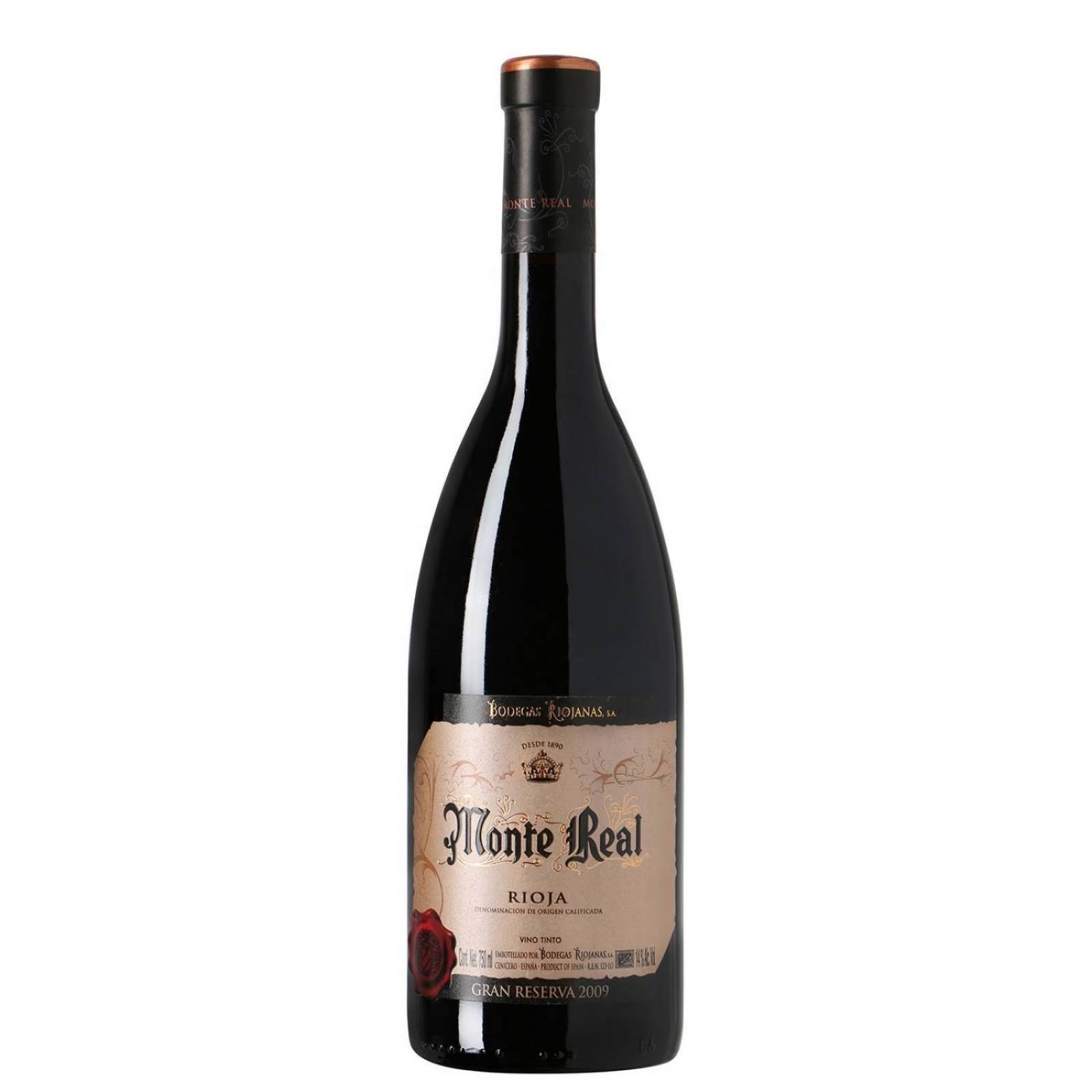 Pack de 2 Vino Tinto Monte Real Gran Reserva 750 ml 