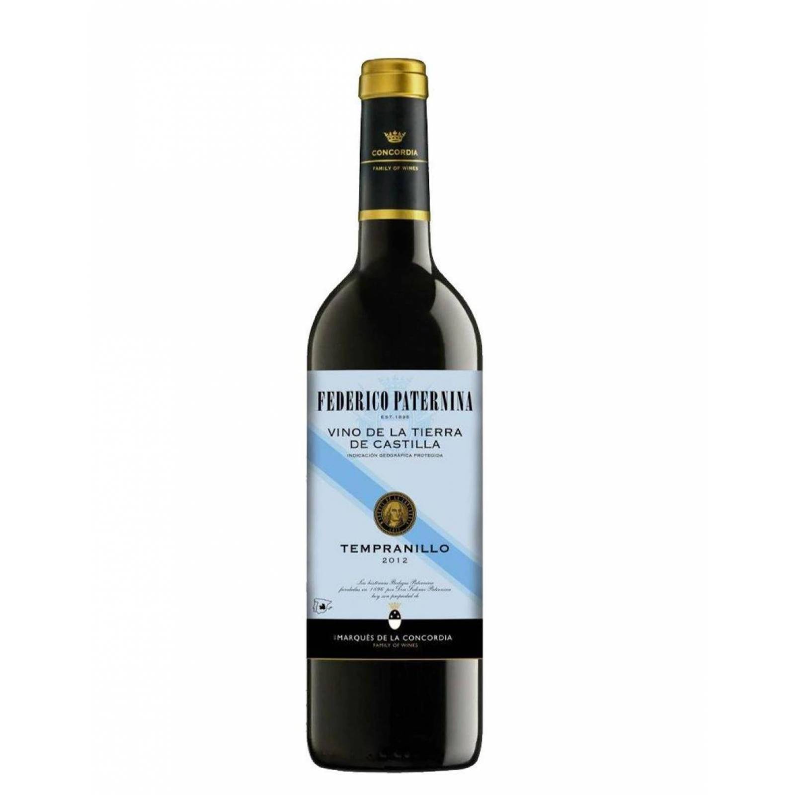 Pack de 4 Vino Tinto Paternina Tempranillo Tierra De Castilla 750 ml 