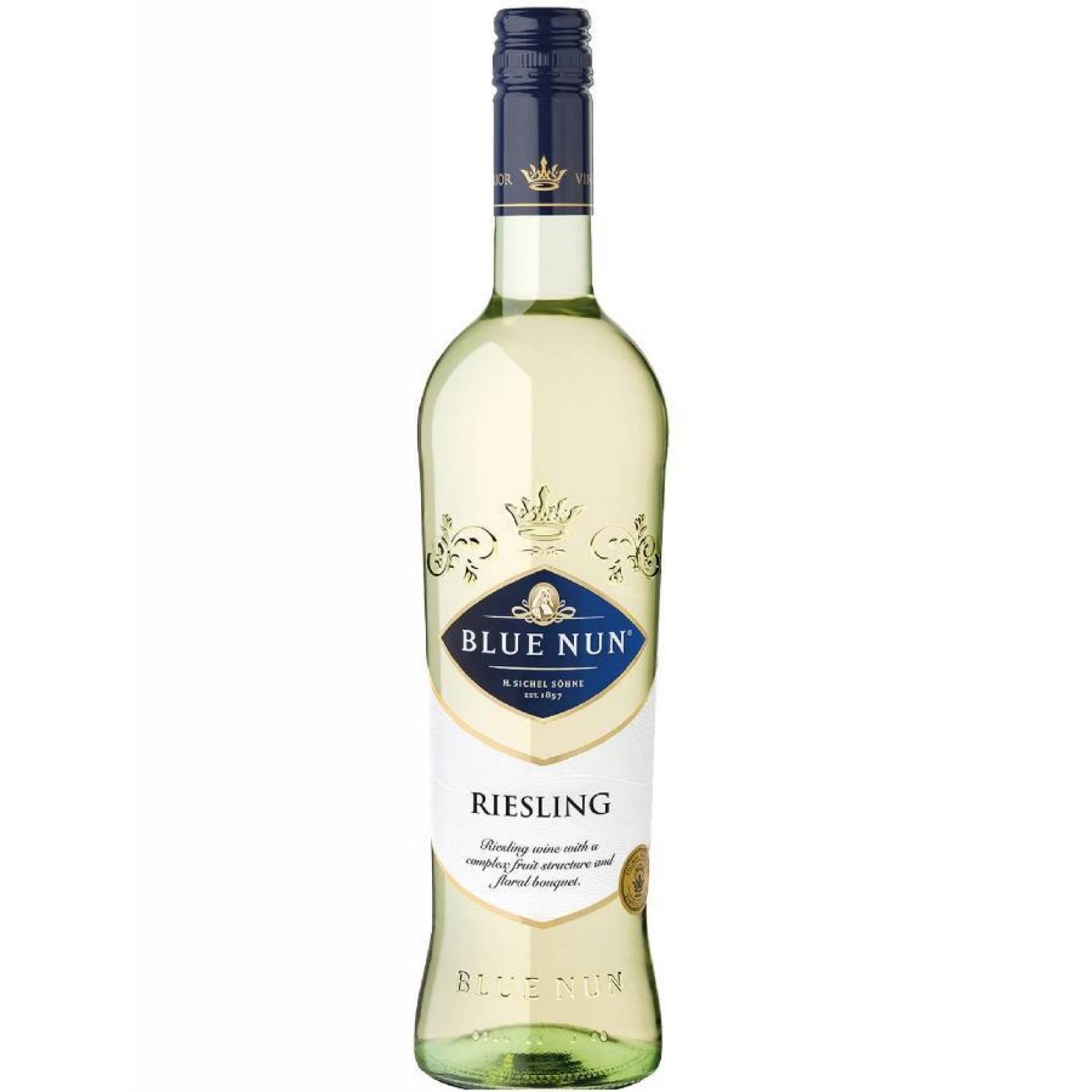 Caja de 12 Vino Blanco Blue Nun Riesling 750 ml 